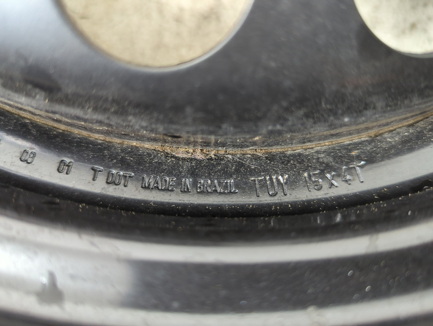 2007-2010 Pontiac G5 Spare Donut Tire Wheel Rim Oem 1367153 - Oemusedautoparts1.com