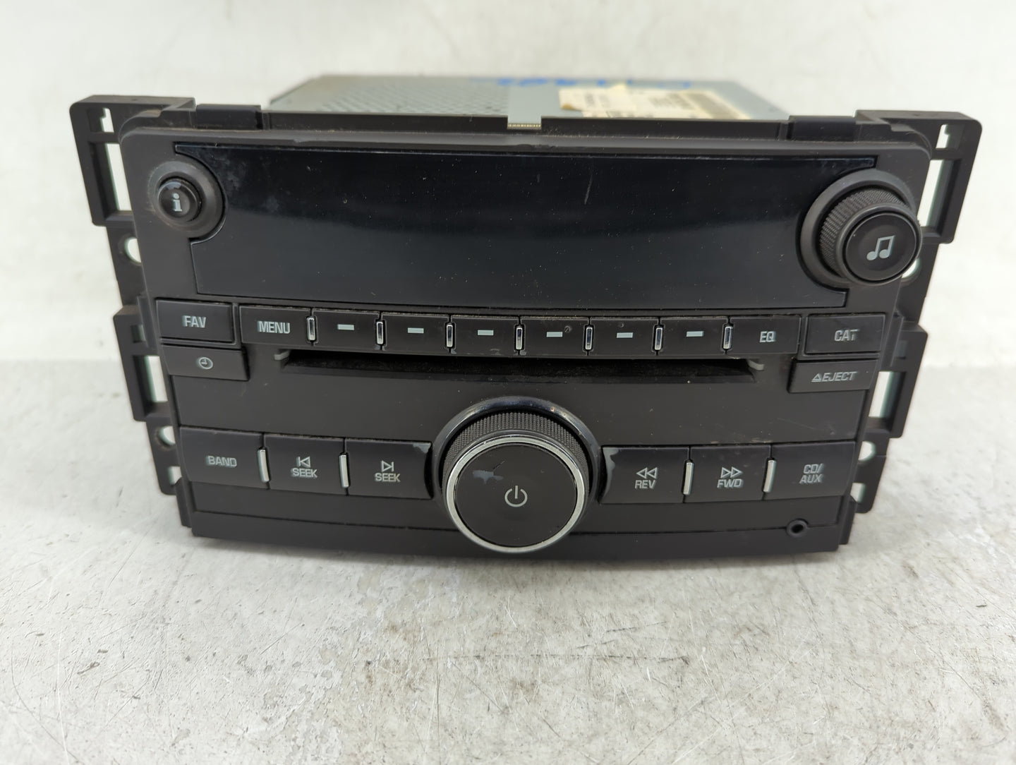 2009-2010 Pontiac G5 Radio AM FM Cd Player Receiver Replacement P/N:25834576 Fits Fits 2009 2010 OEM Used Auto Parts - Oemus