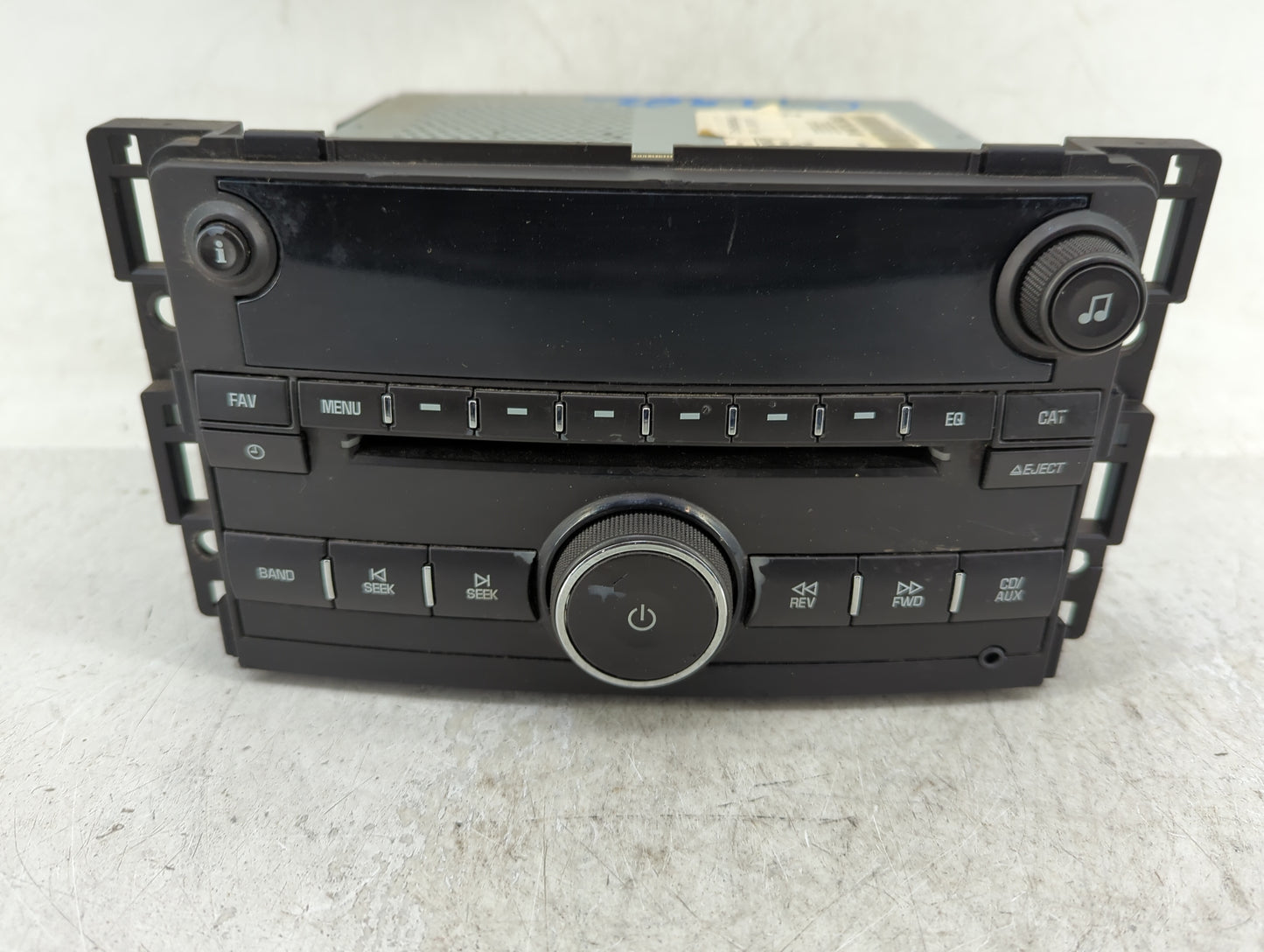 2009-2010 Pontiac G5 Radio AM FM Cd Player Receiver Replacement P/N:25834576 Fits Fits 2009 2010 OEM Used Auto Parts - Oemus