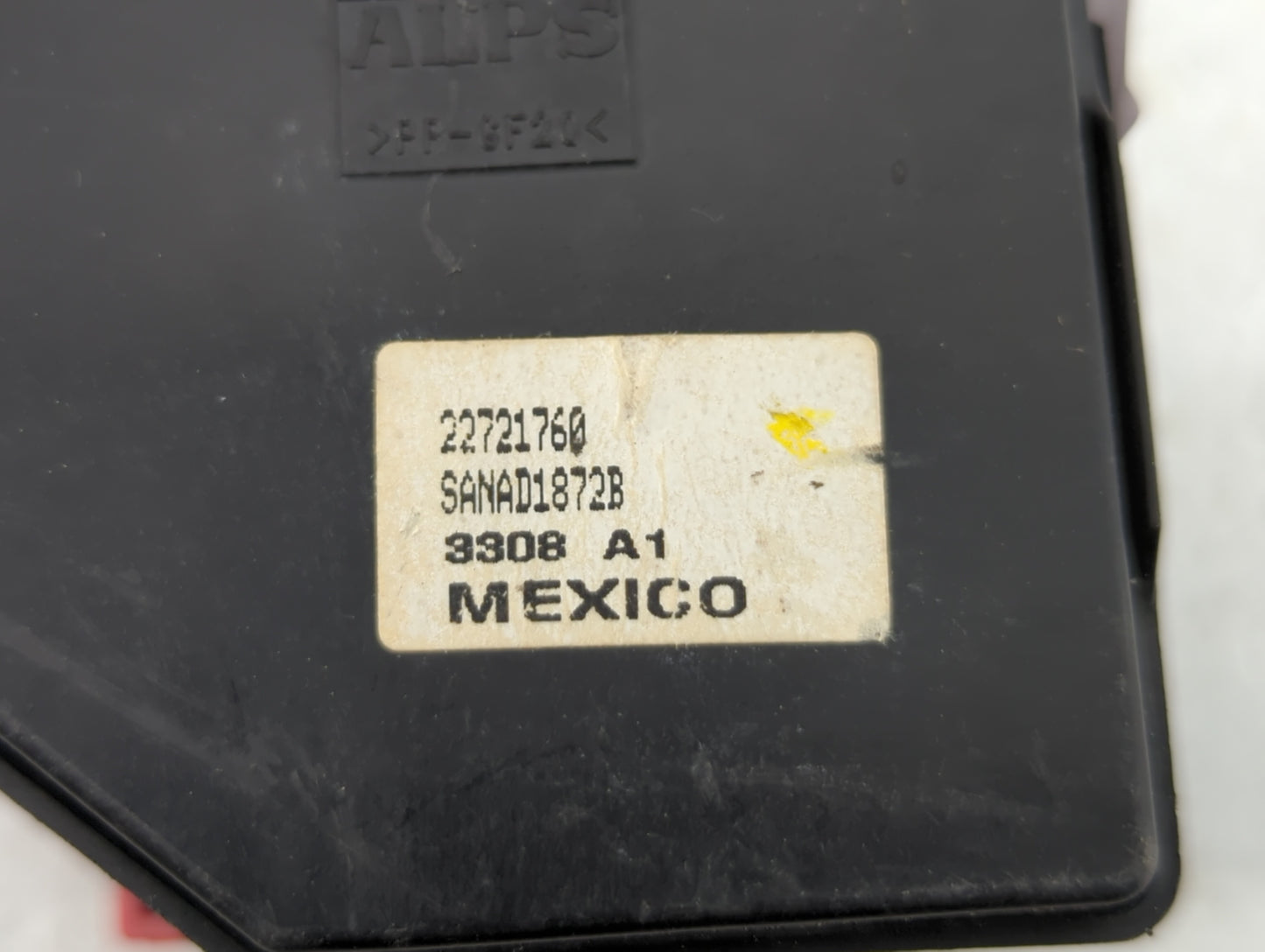 2007-2010 Pontiac G5 Master Power Window Switch Replacement Driver Side Left P/N:22721760 25807645 Fits OEM Used Auto Parts 