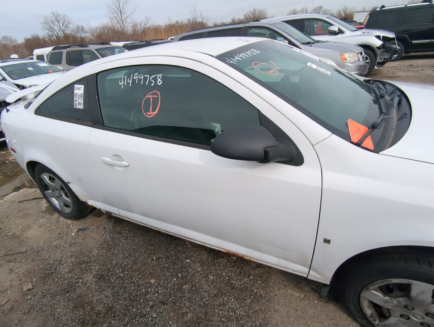 2007-2010 Pontiac G5 Passenger Front Door Oem - Oemusedautoparts1.com