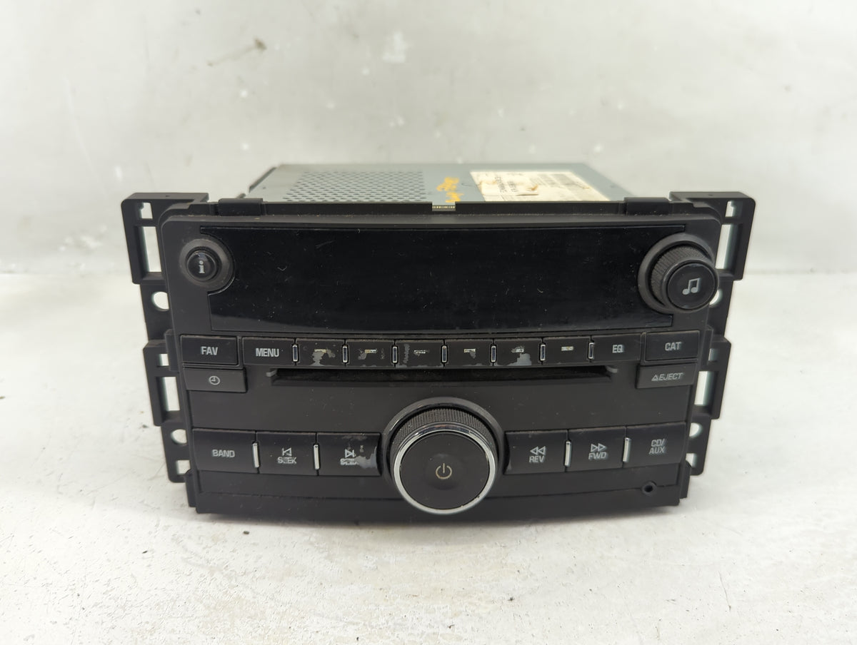 2009-2010 Pontiac G5 Radio AM FM Cd Player Receiver Replacement P/N:25834576 Fits 2009 2010 OEM Used Auto Parts - Oemusedaut