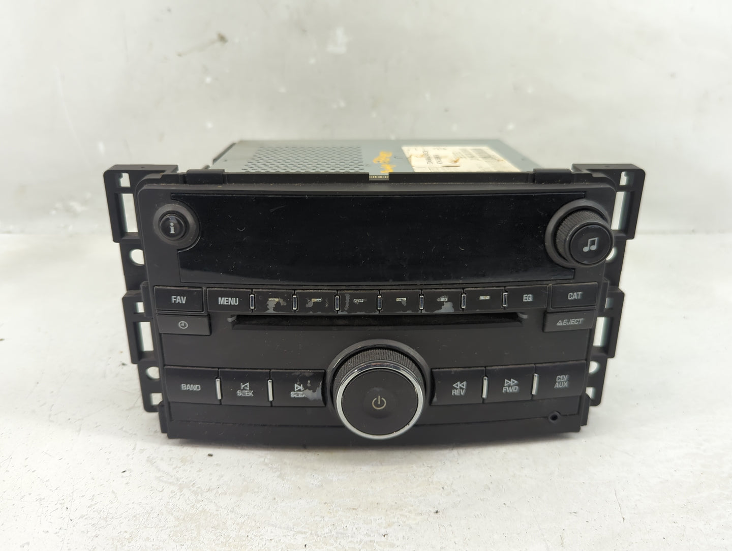 2009-2010 Pontiac G5 Radio AM FM Cd Player Receiver Replacement Fits Fits 2009 2010 OEM Used Auto Parts - Oemusedautoparts1.