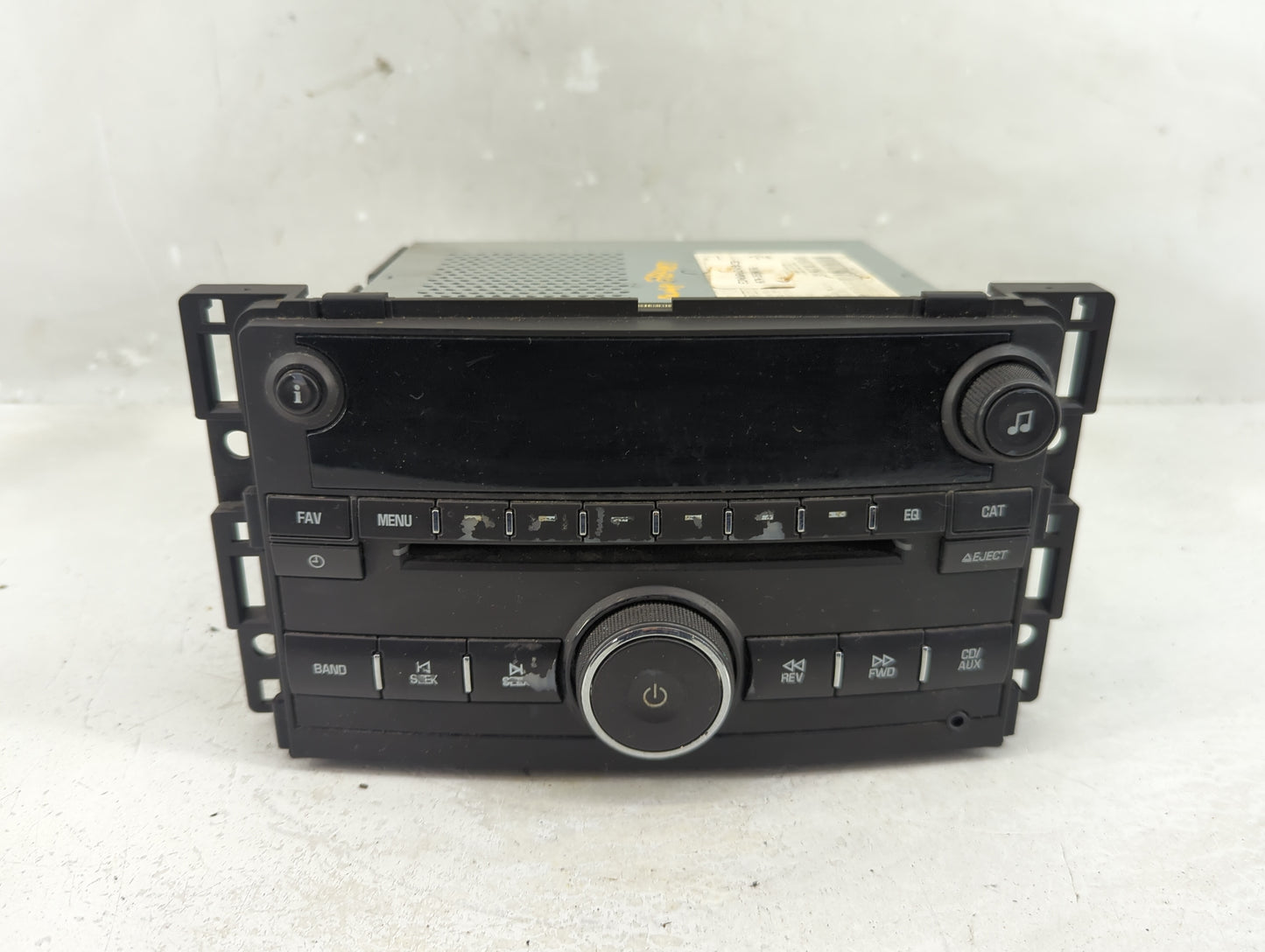 2009-2010 Pontiac G5 Radio AM FM Cd Player Receiver Replacement Fits Fits 2009 2010 OEM Used Auto Parts - Oemusedautoparts1.