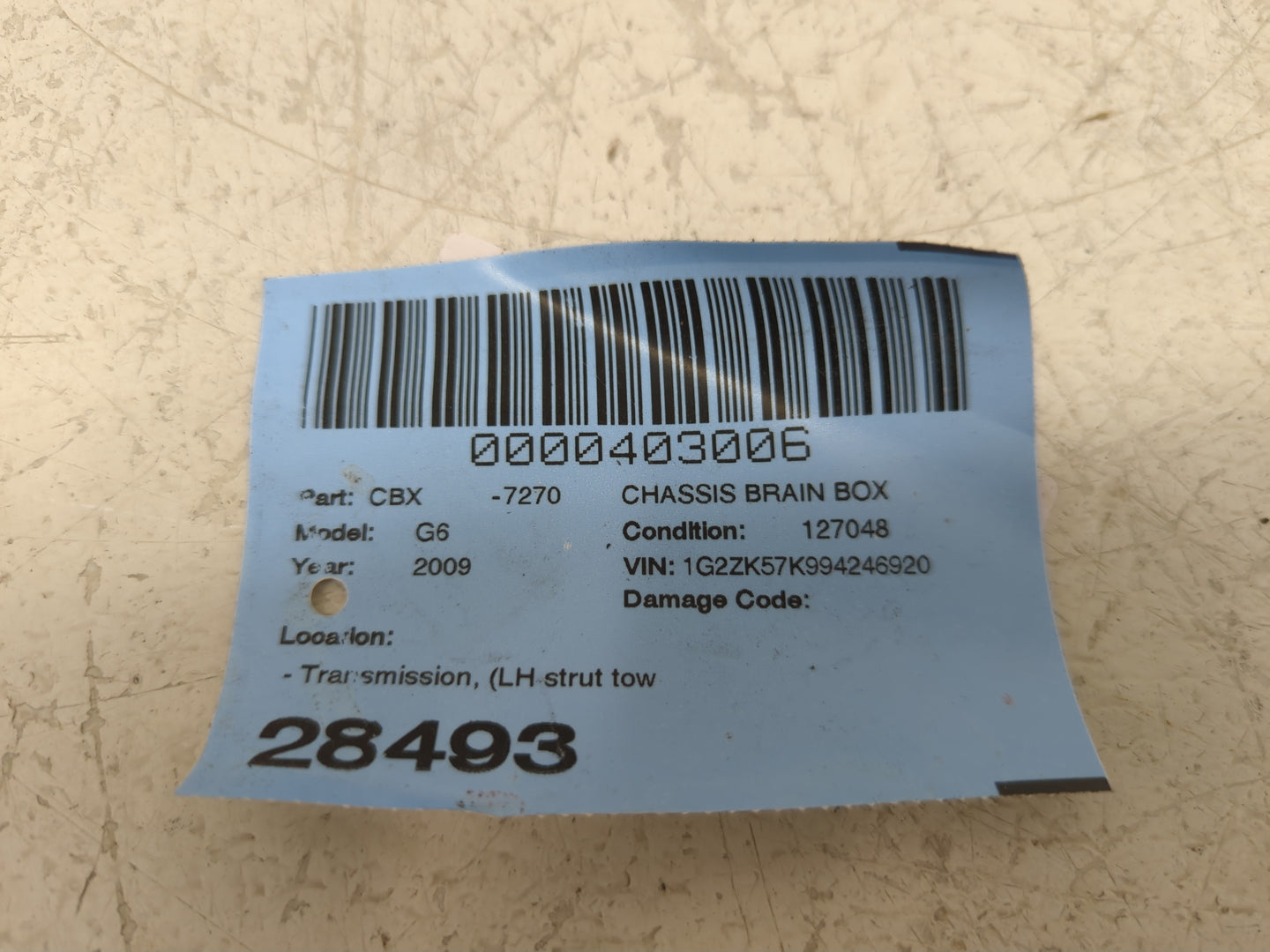 2006-2010 Pontiac G6 Chassis Control Module Ccm Bcm Body Control - Oemusedautoparts1.com