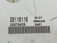 2005-2009 Pontiac G6 Climate Control Module Temperature AC/Heater Replacement P/N:28116116 25878428 Fits OEM Used Auto Parts