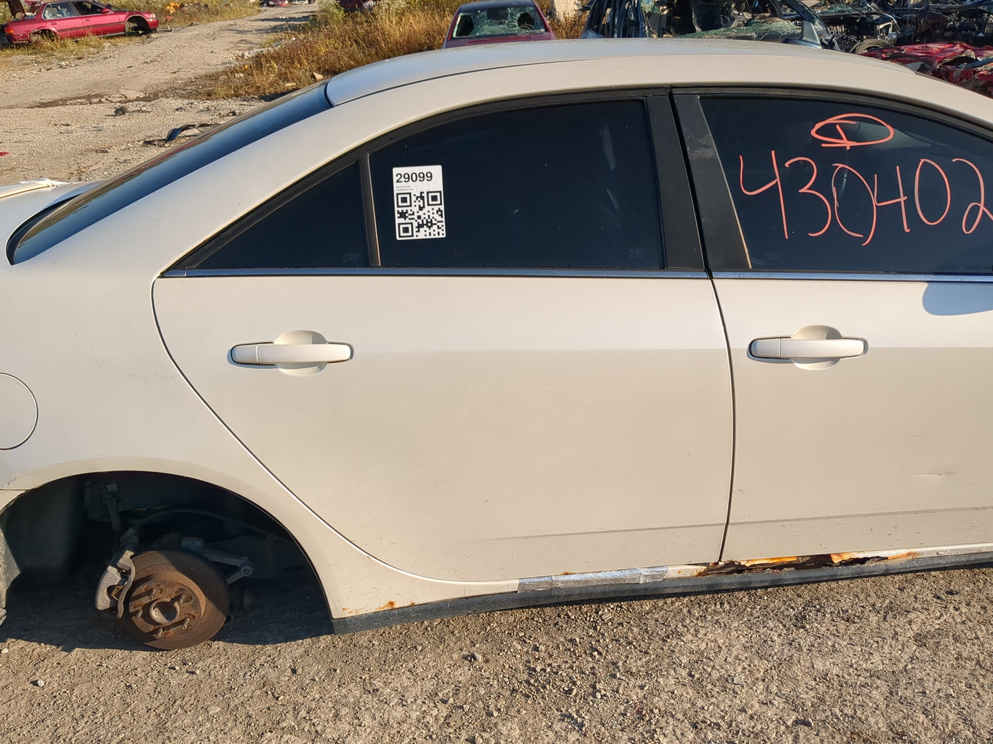 2005-2010 Pontiac G6 Passenger Rear Door Oem - Oemusedautoparts1.com