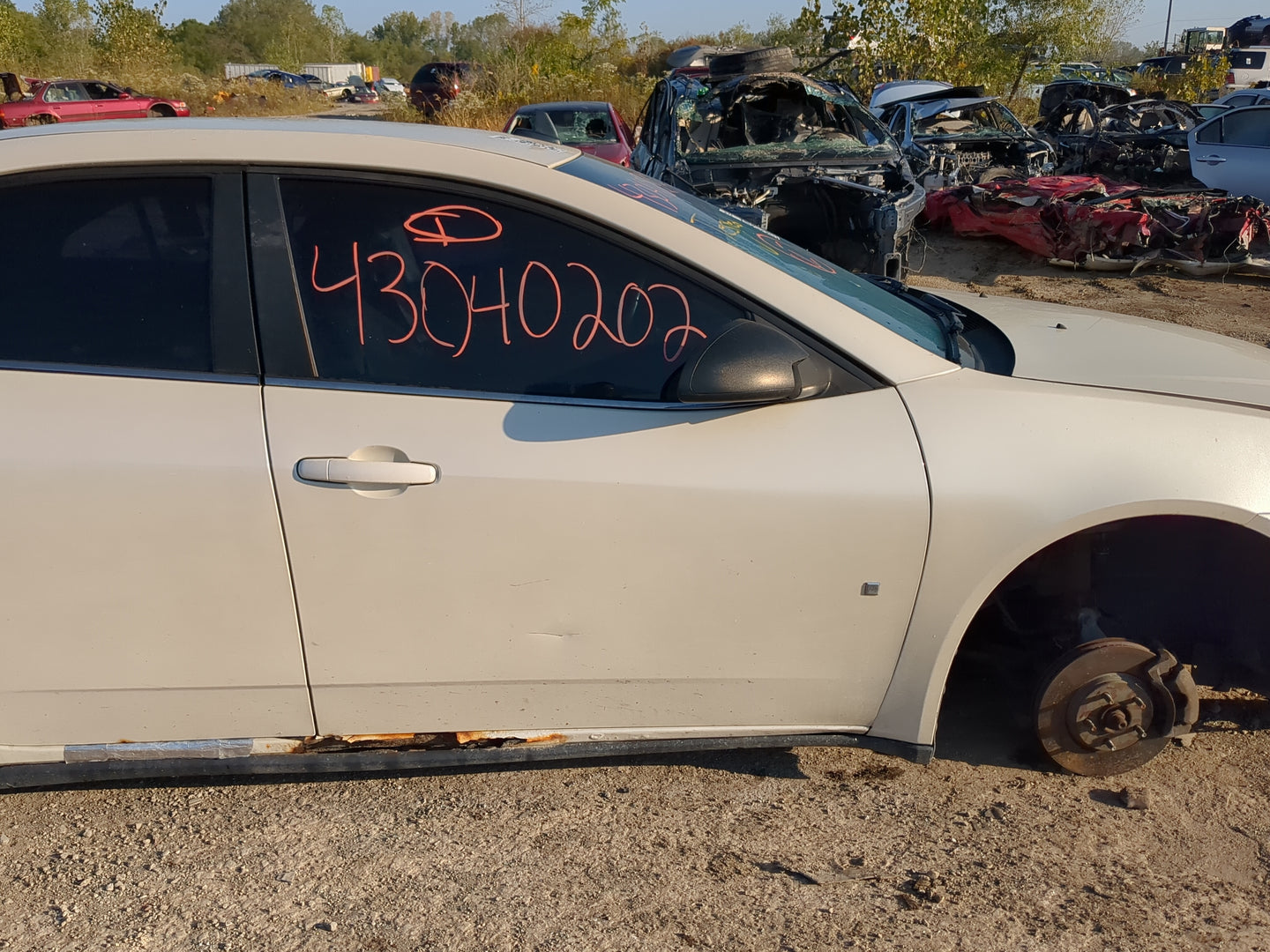 2005-2010 Pontiac G6 Passenger Front Door Oem - Oemusedautoparts1.com