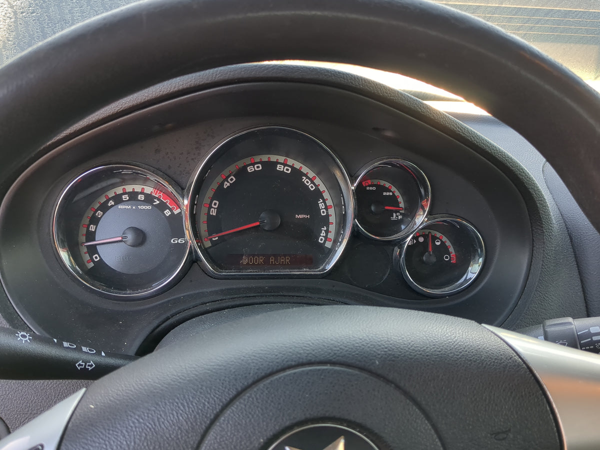 2008-2009 Pontiac G6 Instrument Cluster Speedometer Gauges Miles:1K Fits Fits 2008 2009 OEM Used Auto Parts - Oemusedautopar