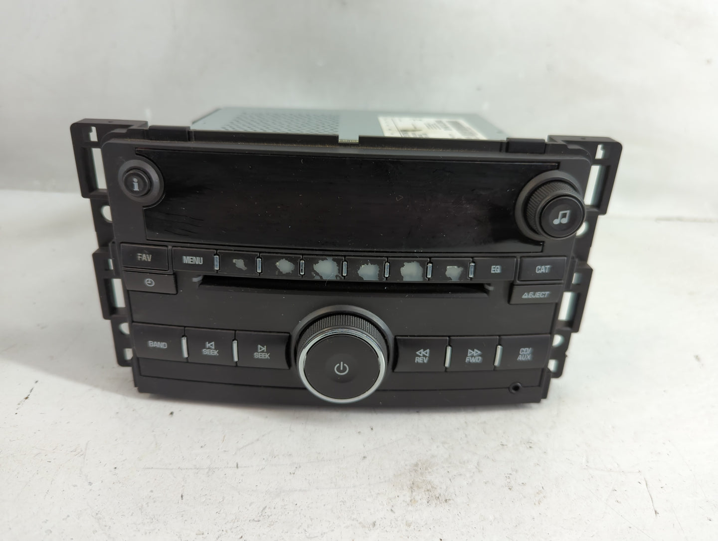 2009-2010 Pontiac G6 Radio AM FM Cd Player Receiver Replacement Fits Fits 2009 2010 OEM Used Auto Parts - Oemusedautoparts1.