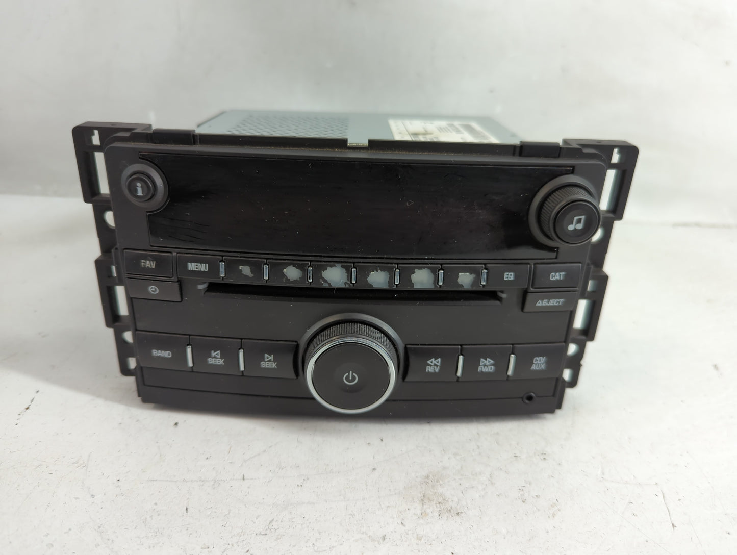 2009-2010 Pontiac G6 Radio AM FM Cd Player Receiver Replacement Fits Fits 2009 2010 OEM Used Auto Parts - Oemusedautoparts1.