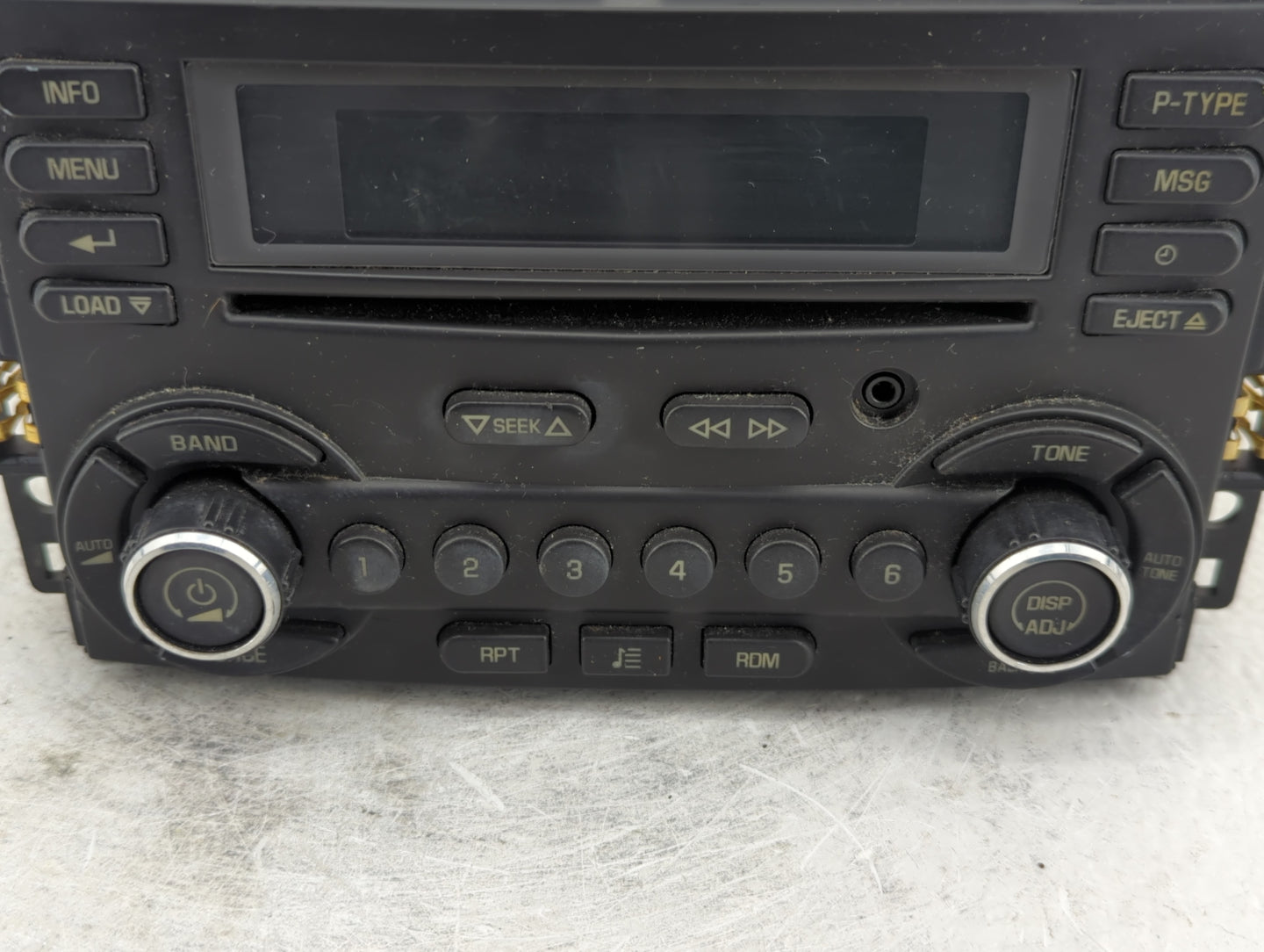 2008-2009 Pontiac G6 Radio AM FM Cd Player Receiver Replacement P/N:25890720 Fits Fits 2008 2009 OEM Used Auto Parts - Oemus