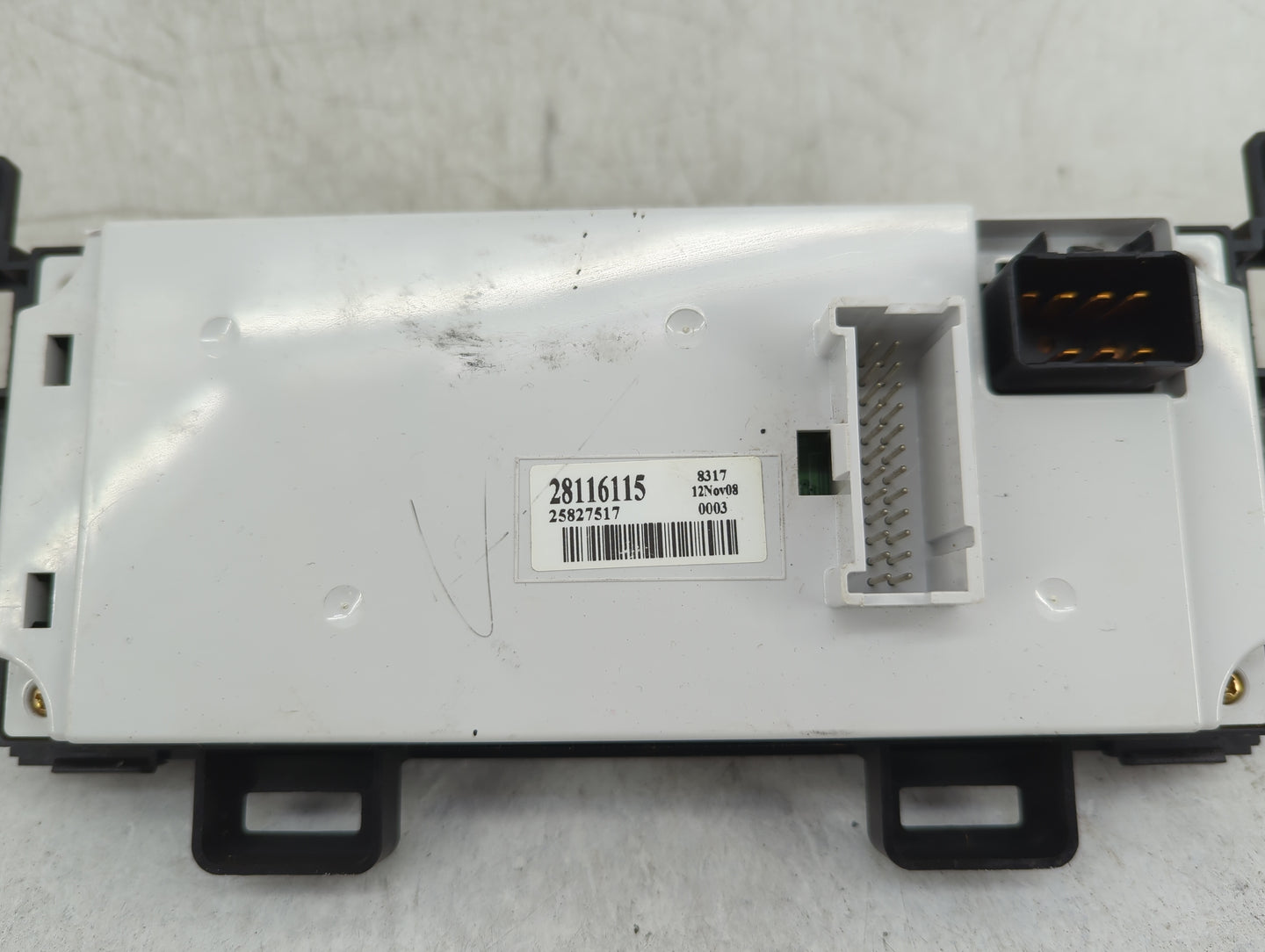 2009-2010 Pontiac G6 Climate Control Module Temperature AC/Heater Replacement P/N:28116115 Fits Fits 2009 2010 OEM Used Auto