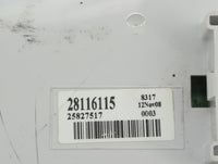 2009-2010 Pontiac G6 Climate Control Module Temperature AC/Heater Replacement P/N:28116115 Fits Fits 2009 2010 OEM Used Auto