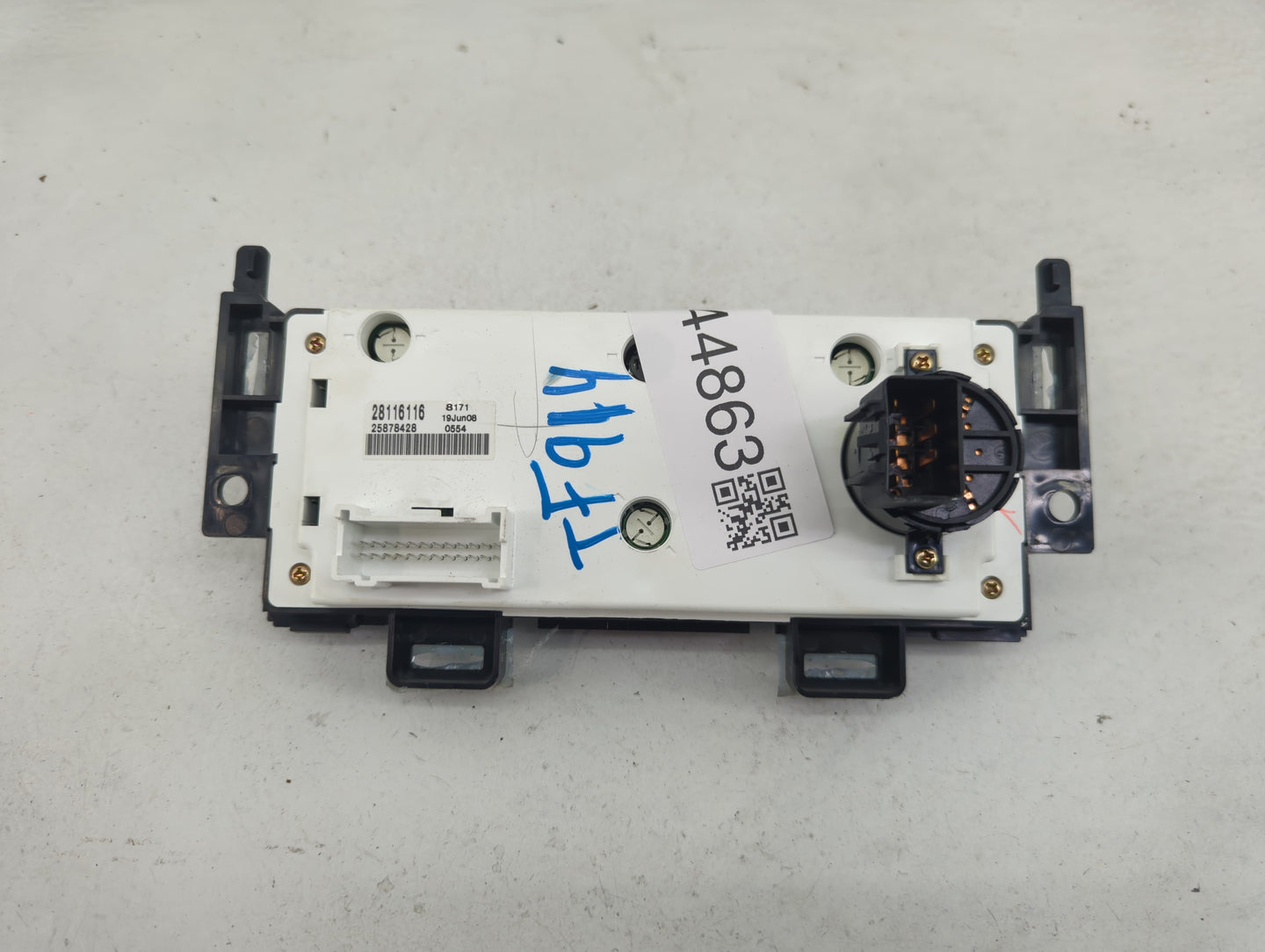 2005-2009 Pontiac G6 Climate Control Module Temperature AC/Heater Replacement P/N:28116116 25878428 Fits OEM Used Auto Parts