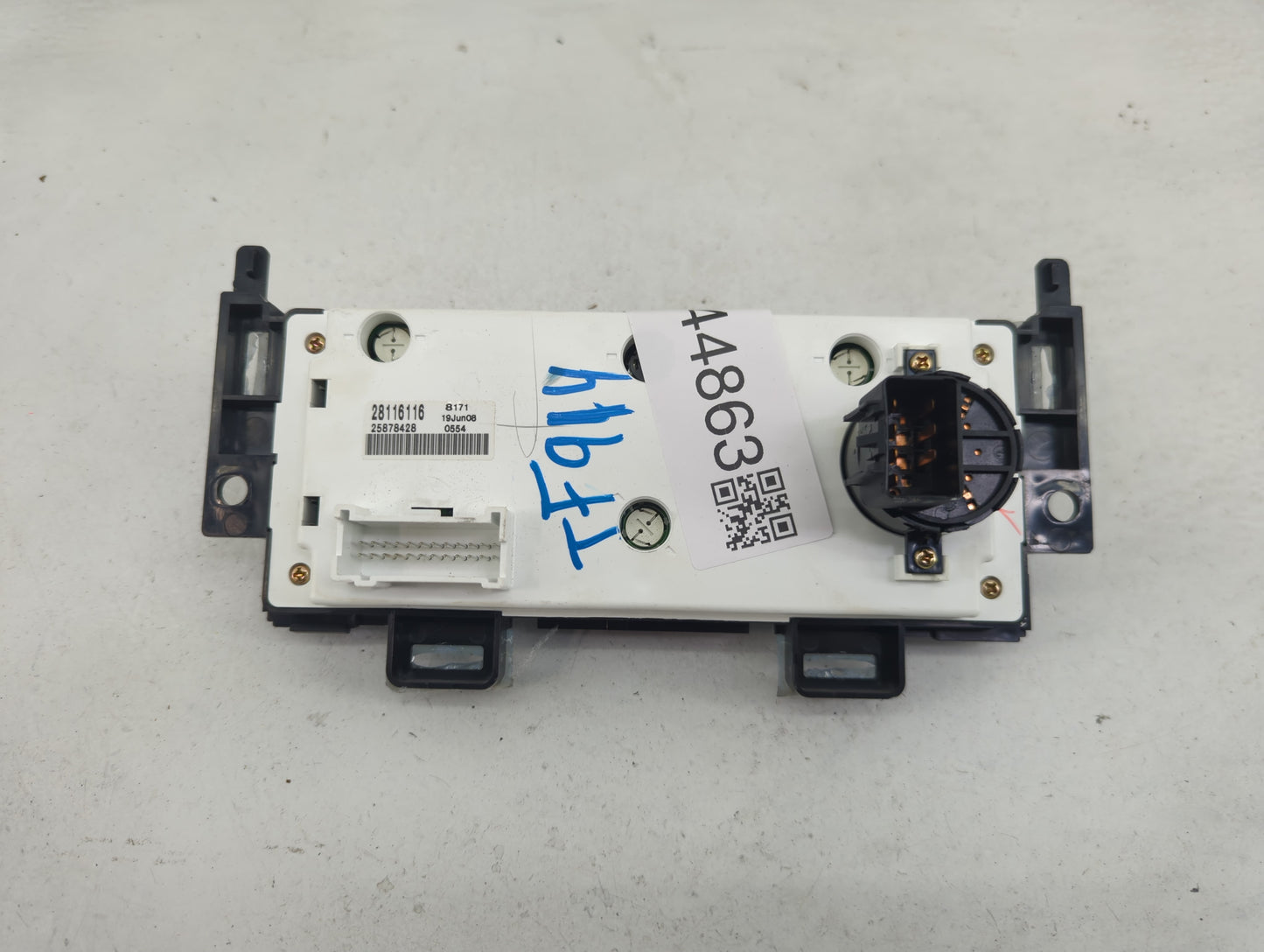 2005-2009 Pontiac G6 Climate Control Module Temperature AC/Heater Replacement P/N:28116116 25878428 Fits OEM Used Auto Parts