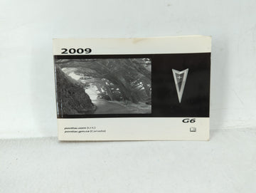 2009 Pontiac G6 Owners Manual Book Guide OEM Used Auto Parts