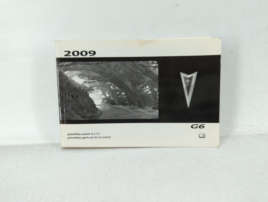 2009 Pontiac G6 Owners Manual Book Guide OEM Used Auto Parts