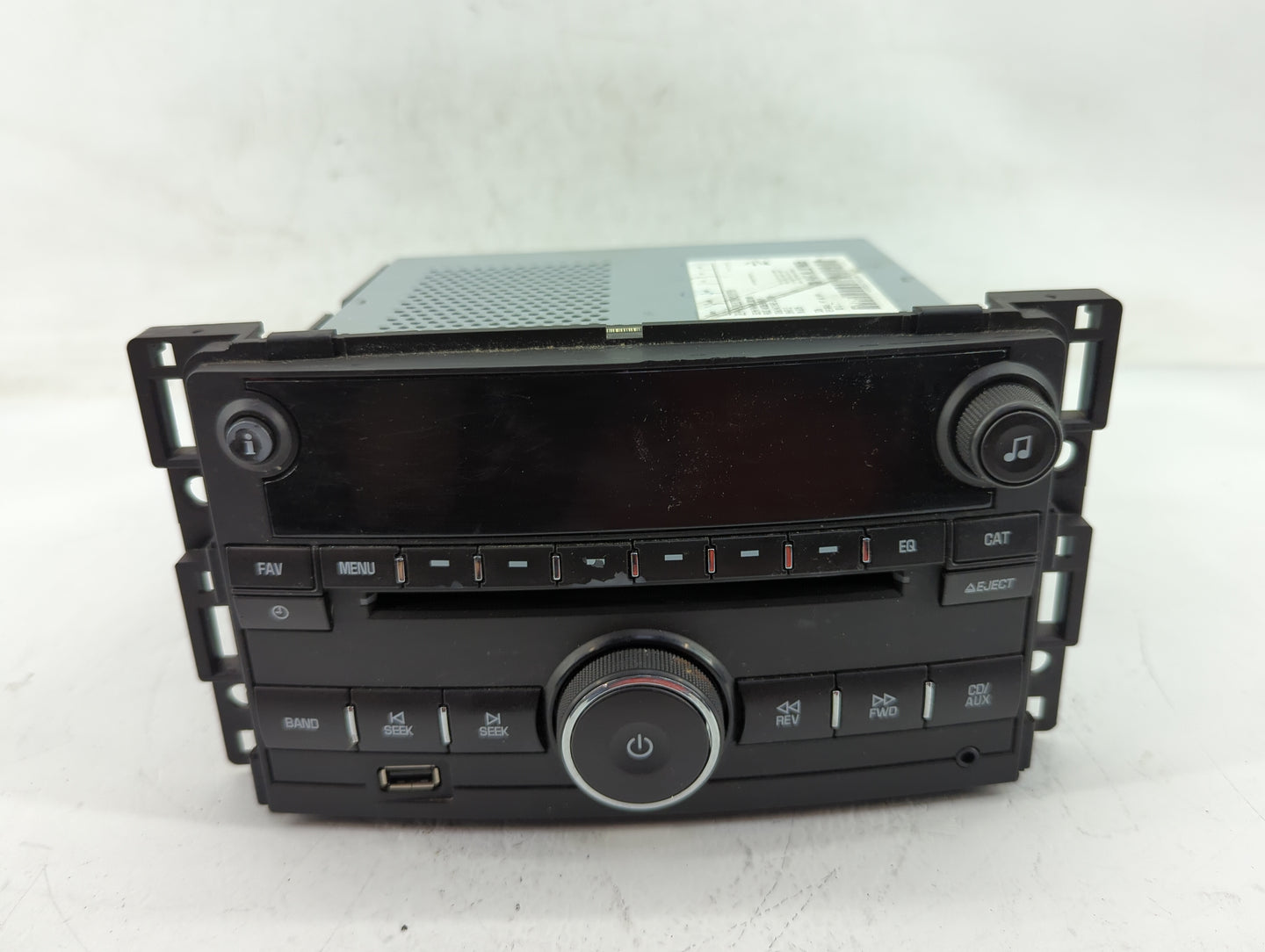 2009-2010 Pontiac G6 Radio AM FM Cd Player Receiver Replacement Fits Fits 2009 2010 OEM Used Auto Parts - Oemusedautoparts1.