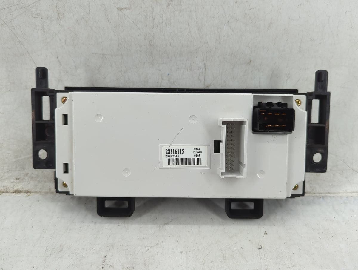 2009-2010 Pontiac G6 Climate Control Module Temperature AC/Heater Replacement P/N:28116115 25827517 Fits Fits 2009 2010 OEM 