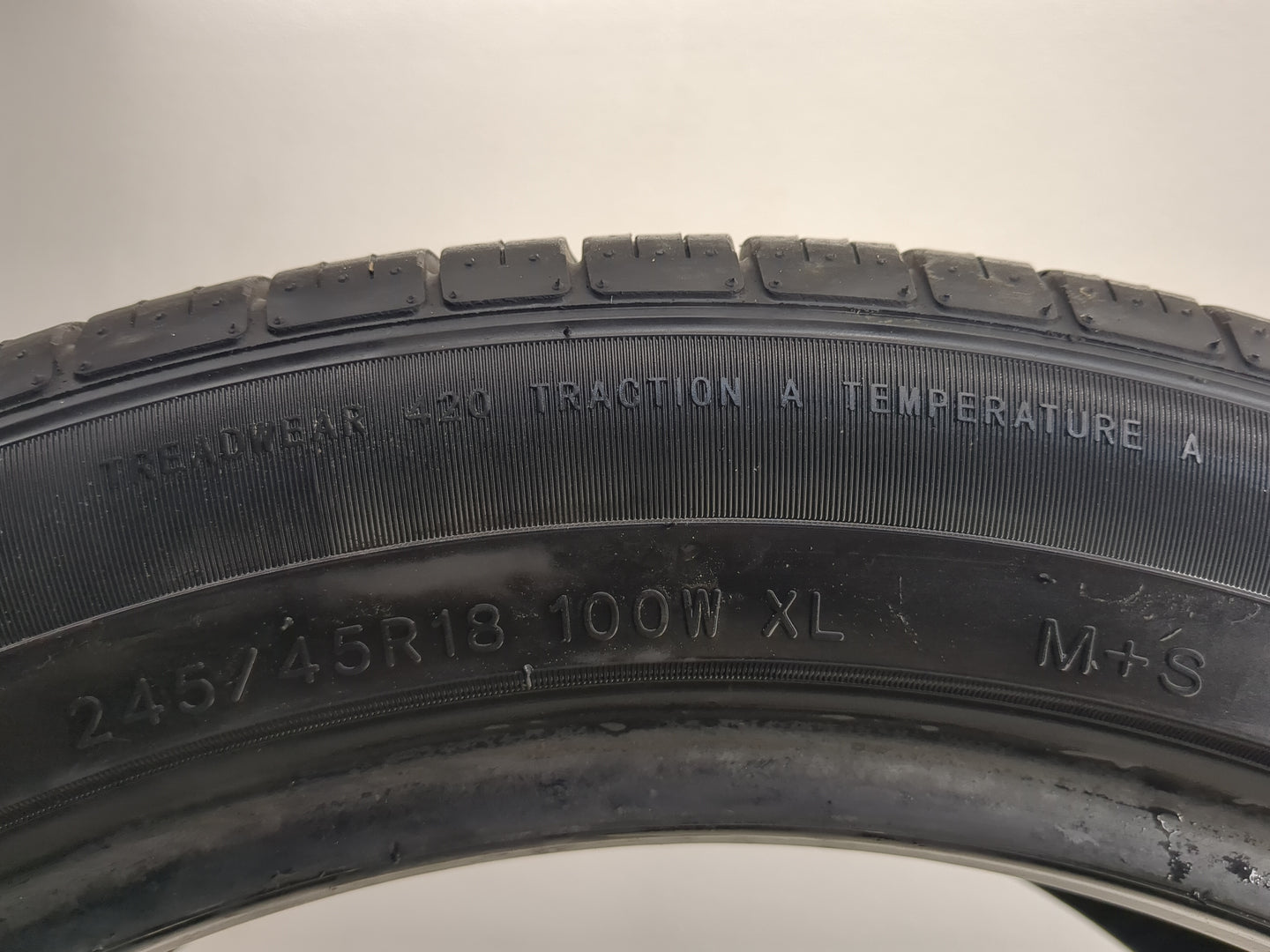 Used Tire 245/45R18 IRONHEAD REFLEX IHO1 100W - Tread Depth 11/32 - Oemusedautoparts1.com