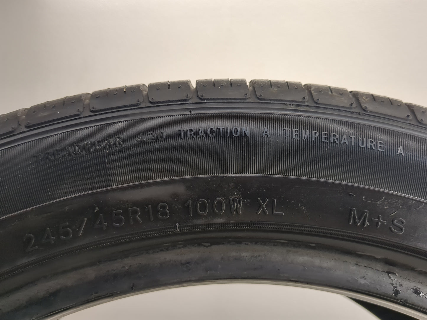 Used Tire 245/45R18 IRONHEAD REFLEX IHO1 100W - Tread Depth 11/32 - Oemusedautoparts1.com