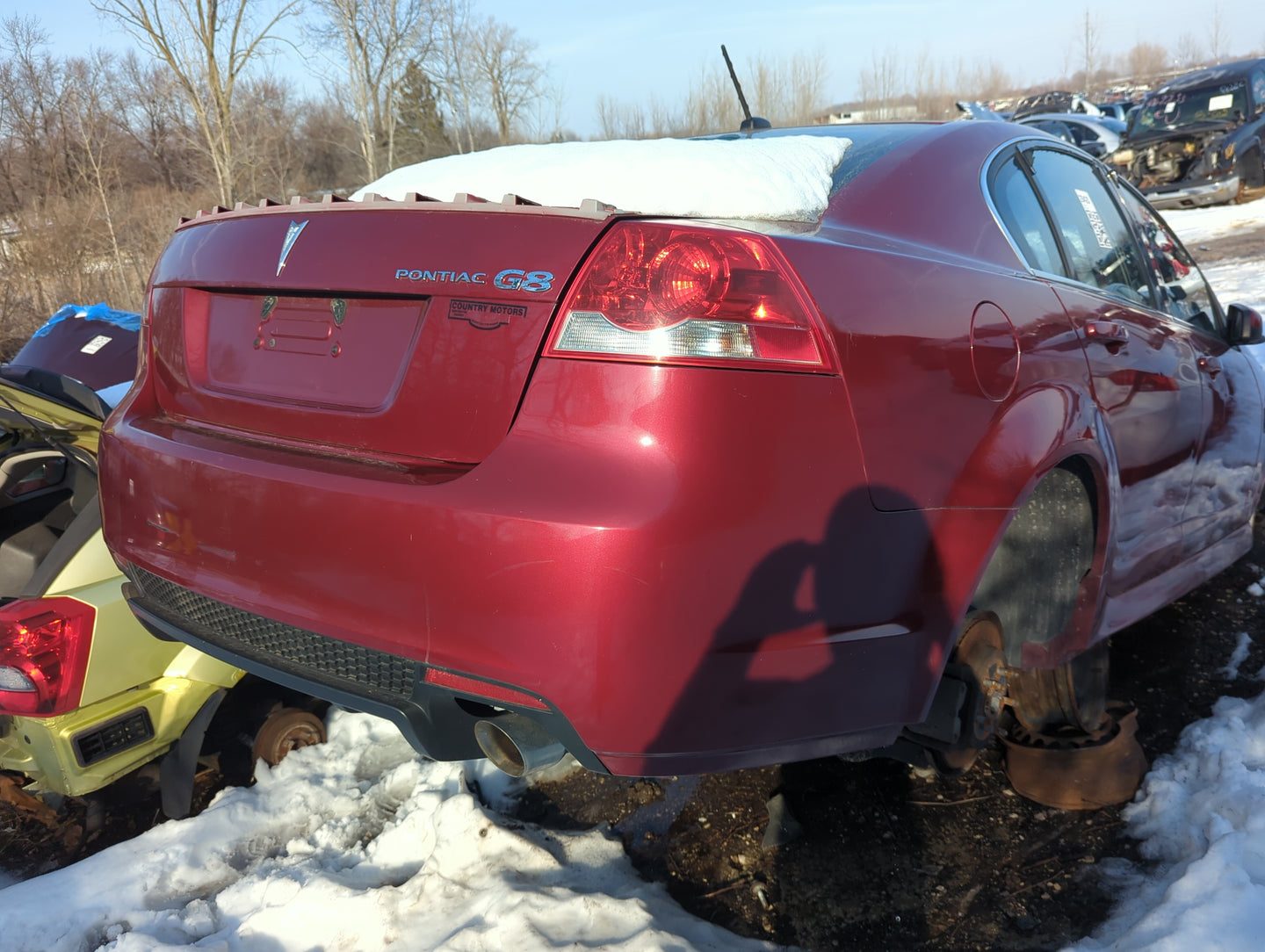 2008-2009 Pontiac G8 Rear Bumper Assembly Oem - Oemusedautoparts1.com