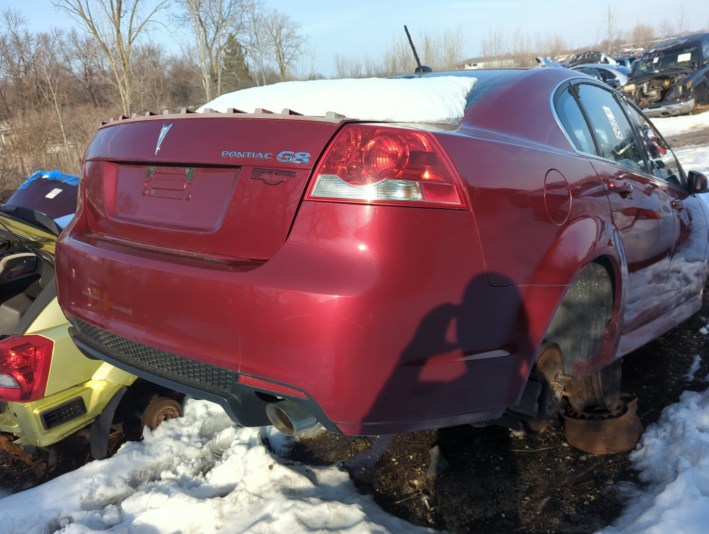 2008-2009 Pontiac G8 Rear Bumper Assembly Oem - Oemusedautoparts1.com