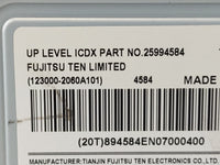 2009 Pontiac Torrent Radio AM FM Cd Player Receiver Replacement P/N:25994584 Fits OEM Used Auto Parts - Oemusedautoparts1.co