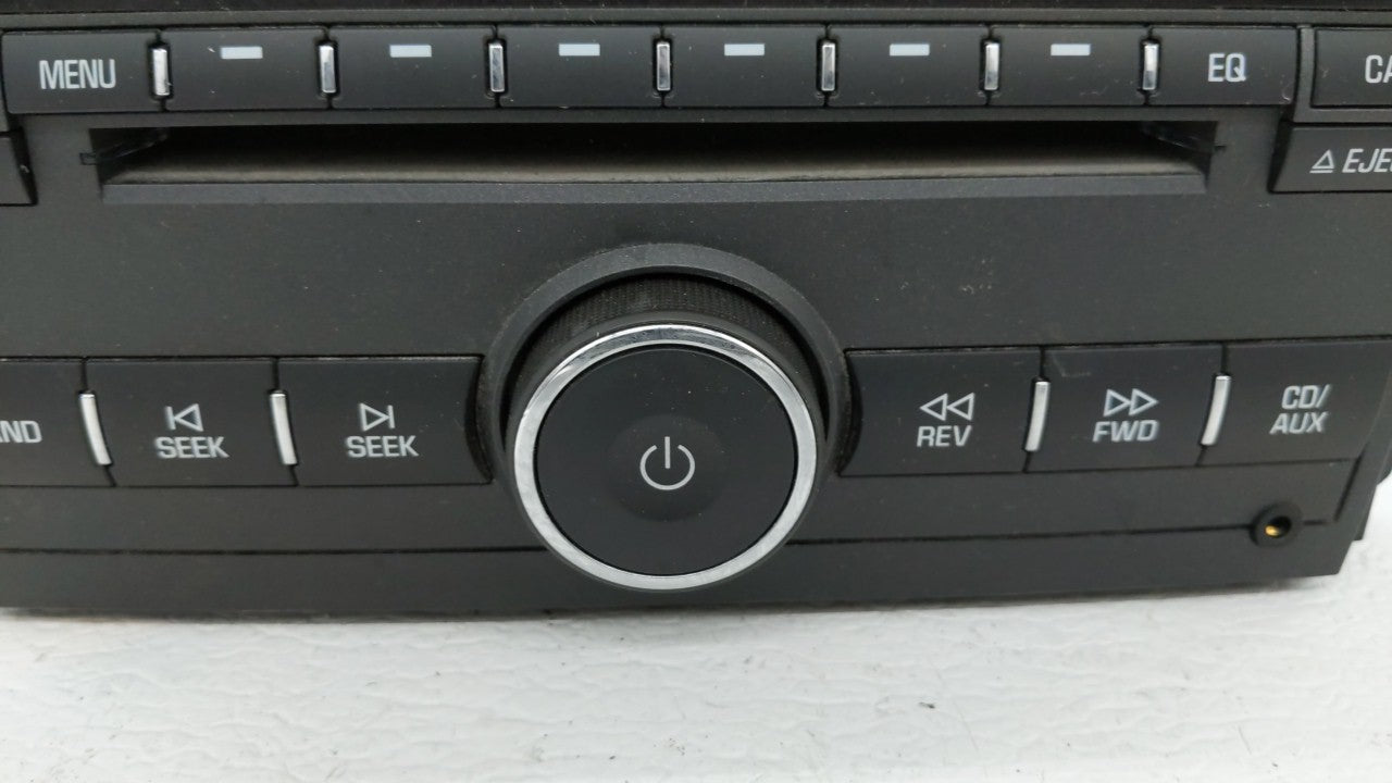2009 Pontiac Torrent Radio AM FM Cd Player Receiver Replacement P/N:25994583 Fits OEM Used Auto Parts - Oemusedautoparts1.co