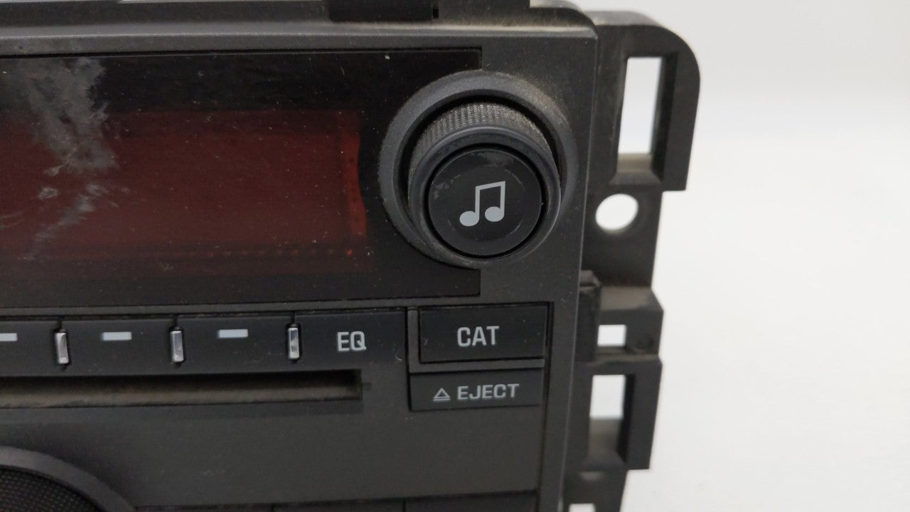 2009 Pontiac Torrent Radio AM FM Cd Player Receiver Replacement P/N:25994583 Fits OEM Used Auto Parts - Oemusedautoparts1.co