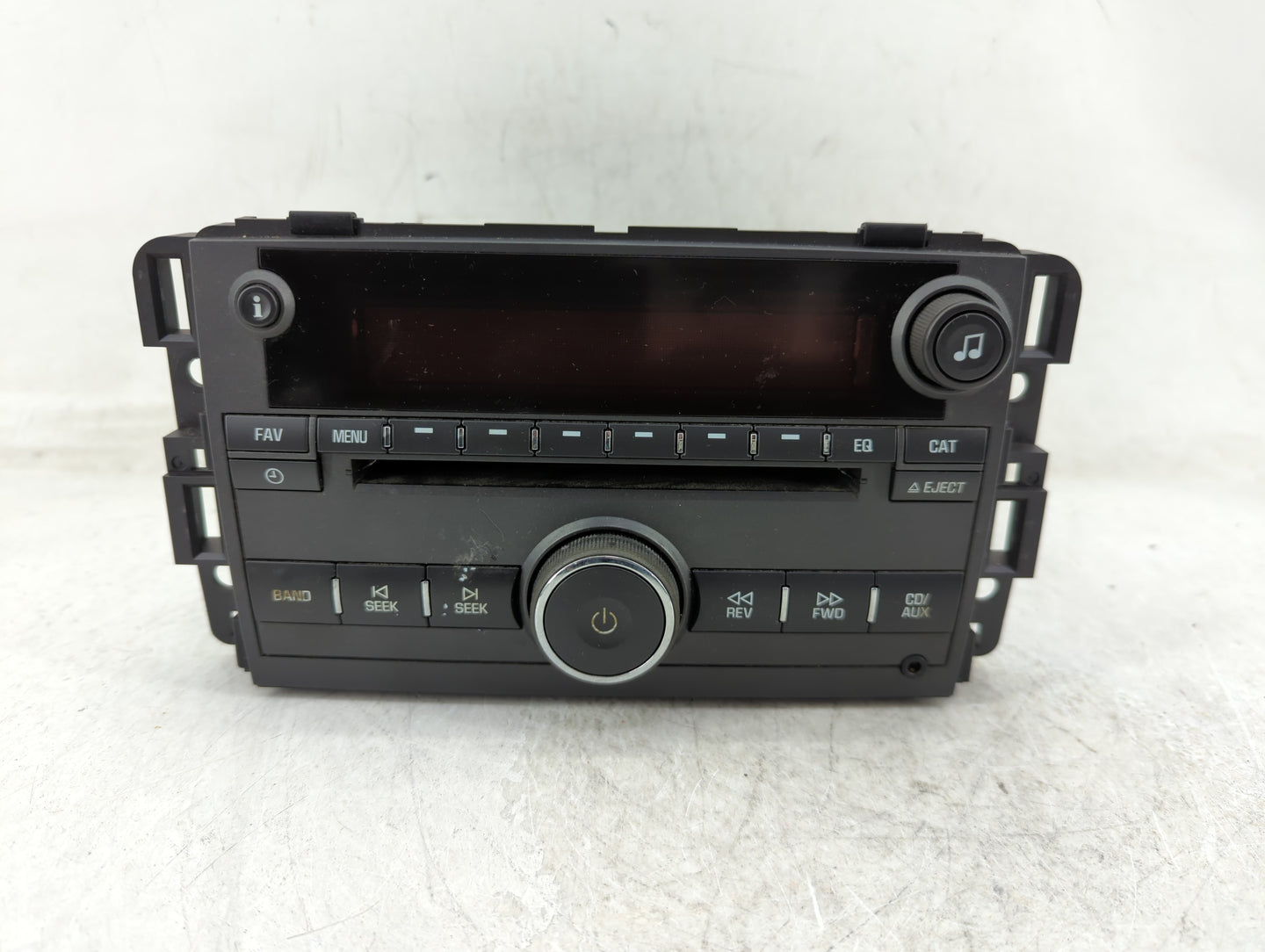 2009 Pontiac Torrent Radio AM FM Cd Player Receiver Replacement P/N:20766795 Fits OEM Used Auto Parts - Oemusedautoparts1.co