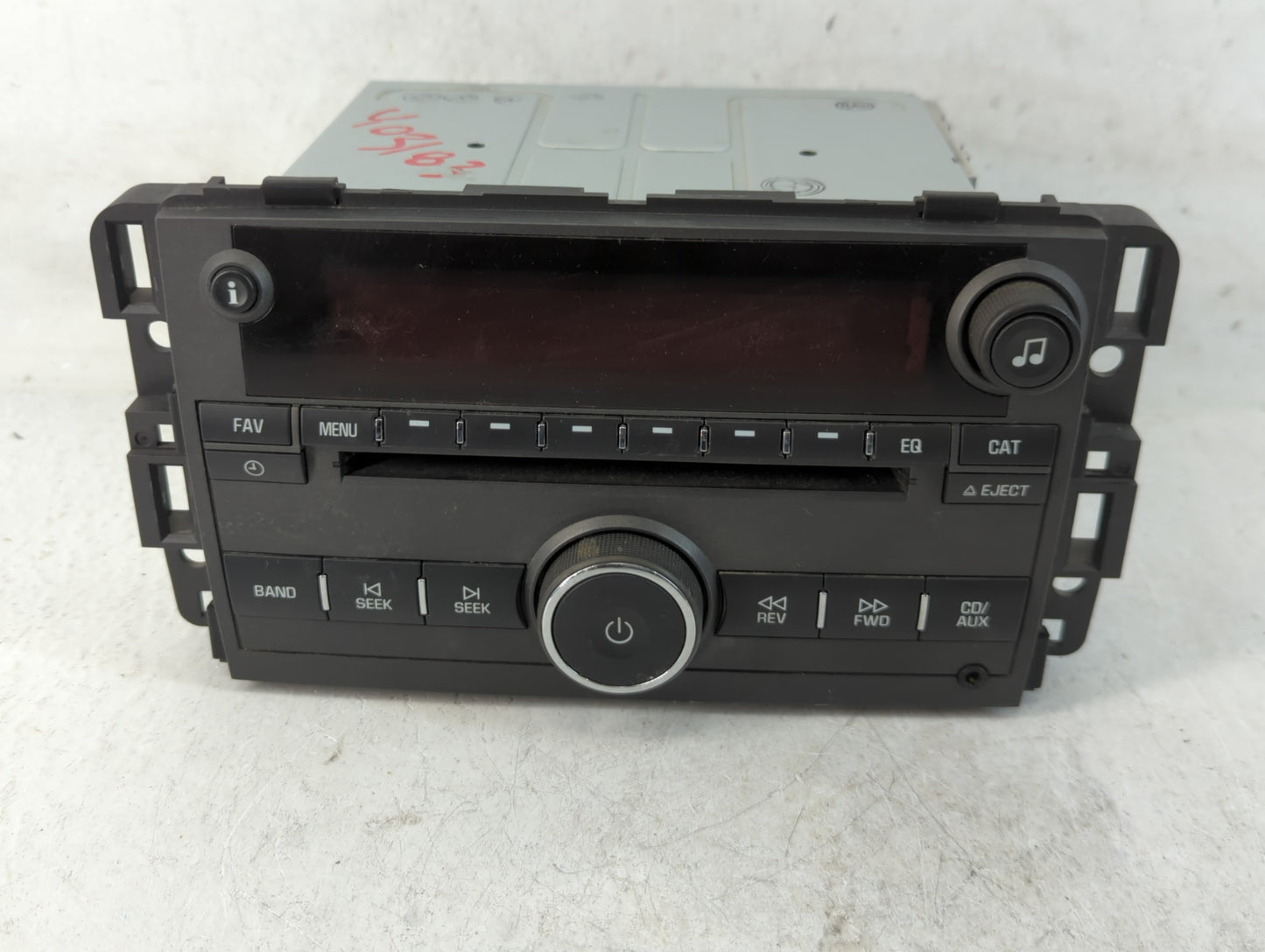 2009 Pontiac Torrent Radio AM FM Cd Player Receiver Replacement P/N:25994583 Fits OEM Used Auto Parts - Oemusedautoparts1.co