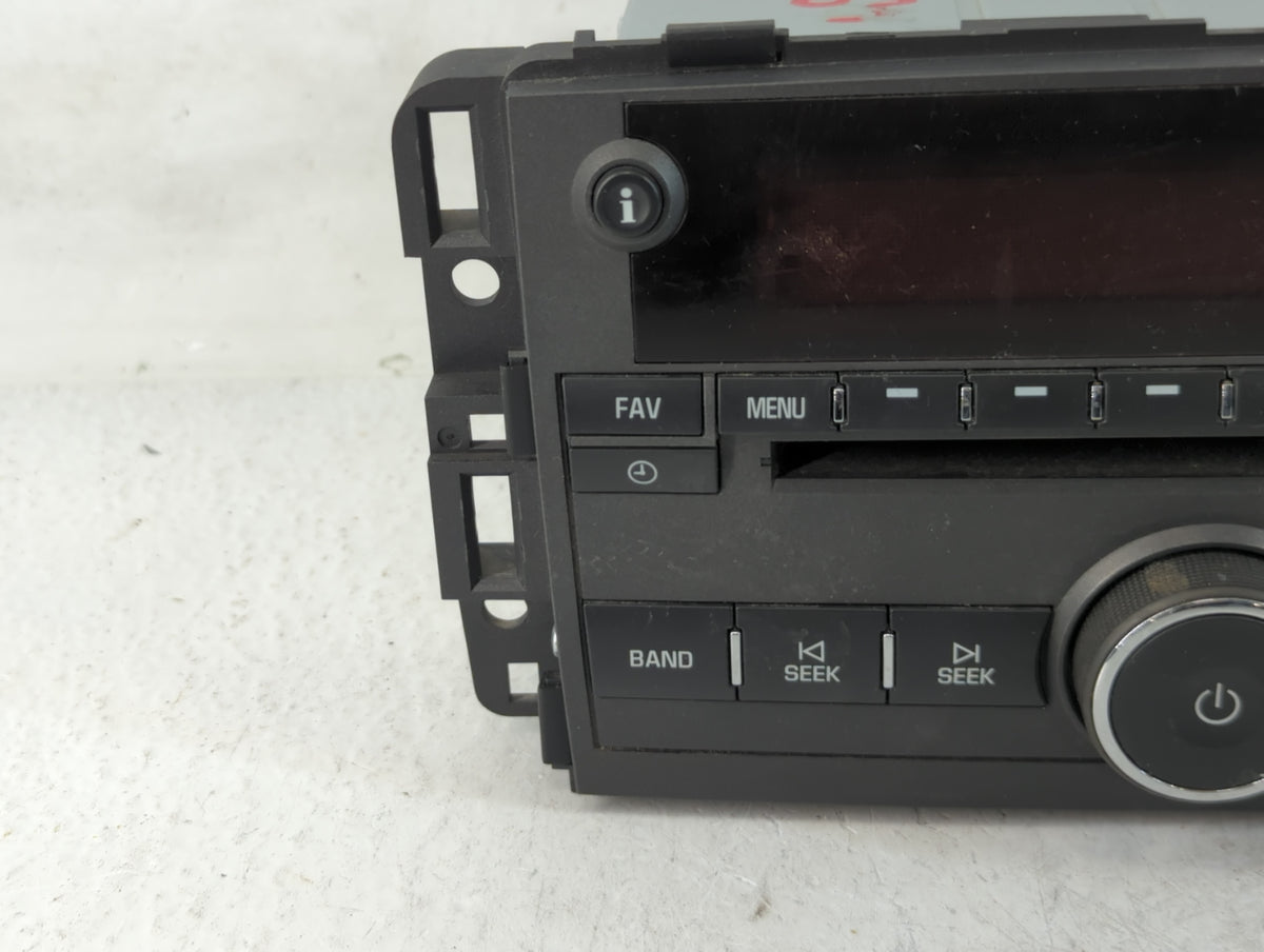 2009 Pontiac Torrent Radio AM FM Cd Player Receiver Replacement P/N:25994583 OEM Used Auto Parts - Oemusedautoparts1.com