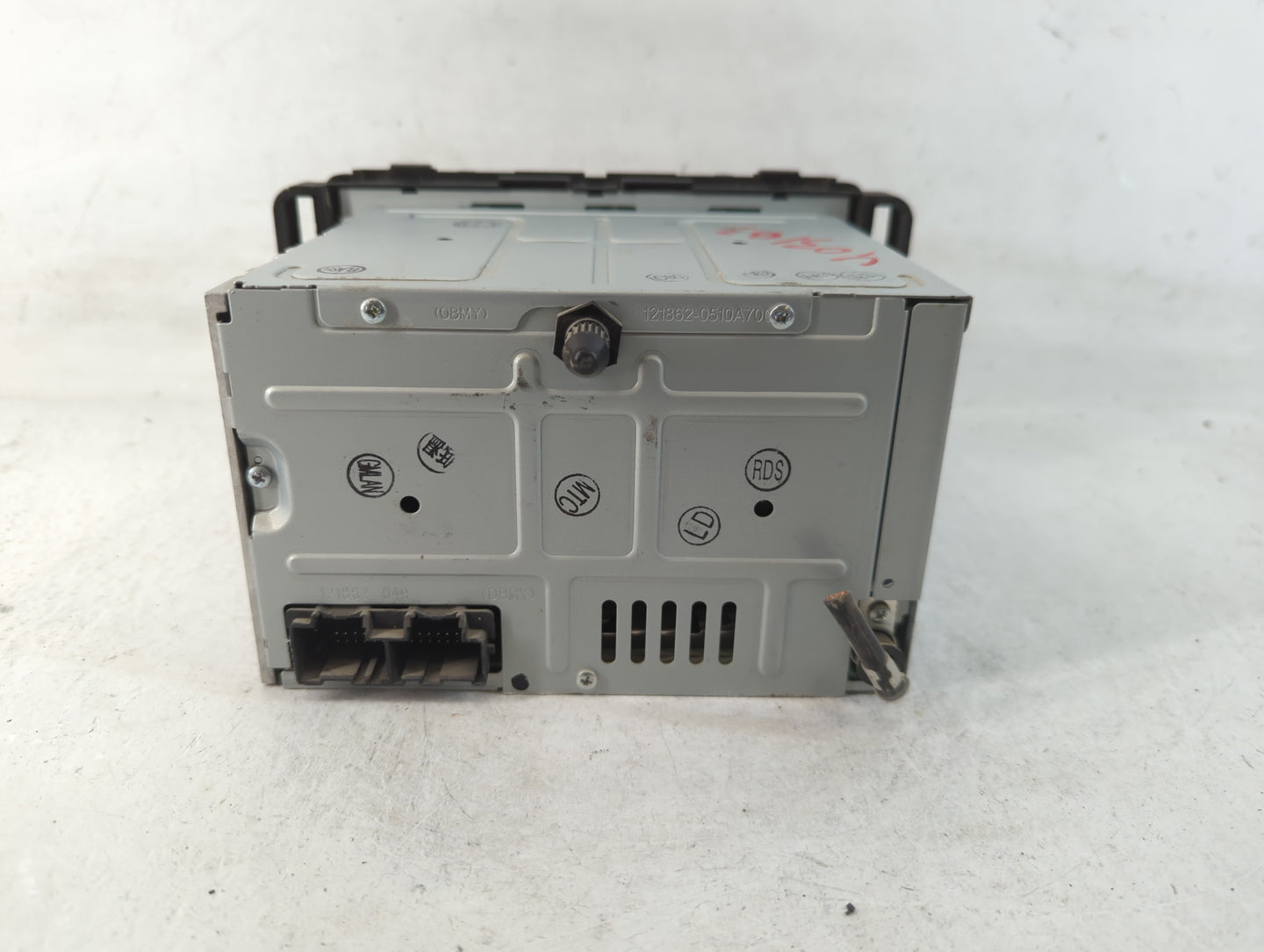 2009 Pontiac Torrent Radio AM FM Cd Player Receiver Replacement P/N:25994583 Fits OEM Used Auto Parts - Oemusedautoparts1.co