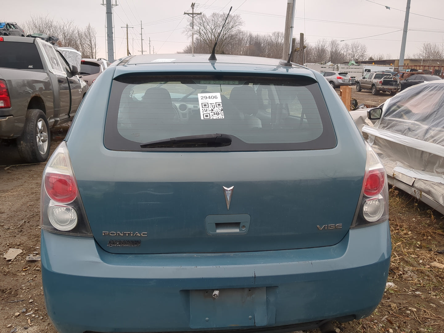 2009-2010 Pontiac Vibe Trunk/decklid/hatch/tailgate Oem - Oemusedautoparts1.com