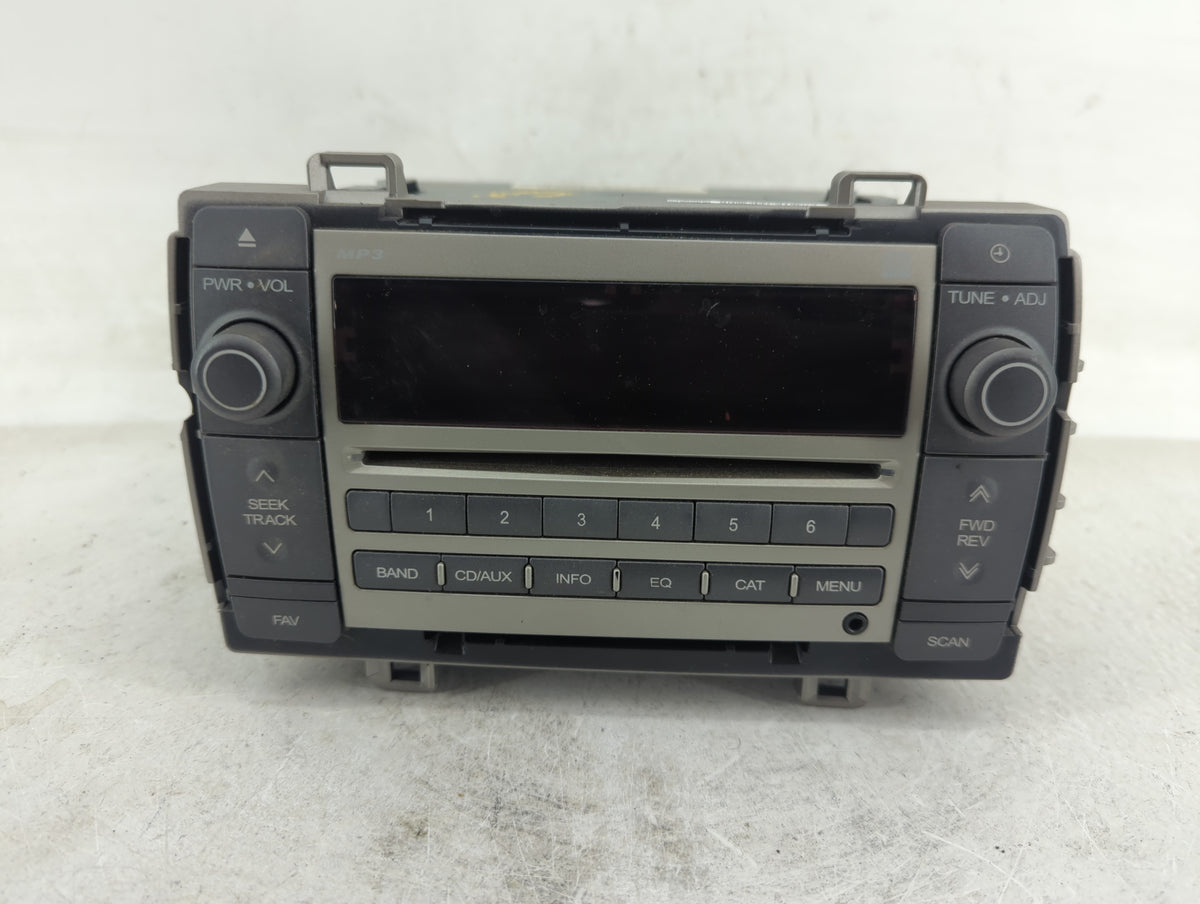 2009 Pontiac Vibe Radio AM FM Cd Player Receiver Replacement P/N:28143548 OEM Used Auto Parts - Oemusedautoparts1.com