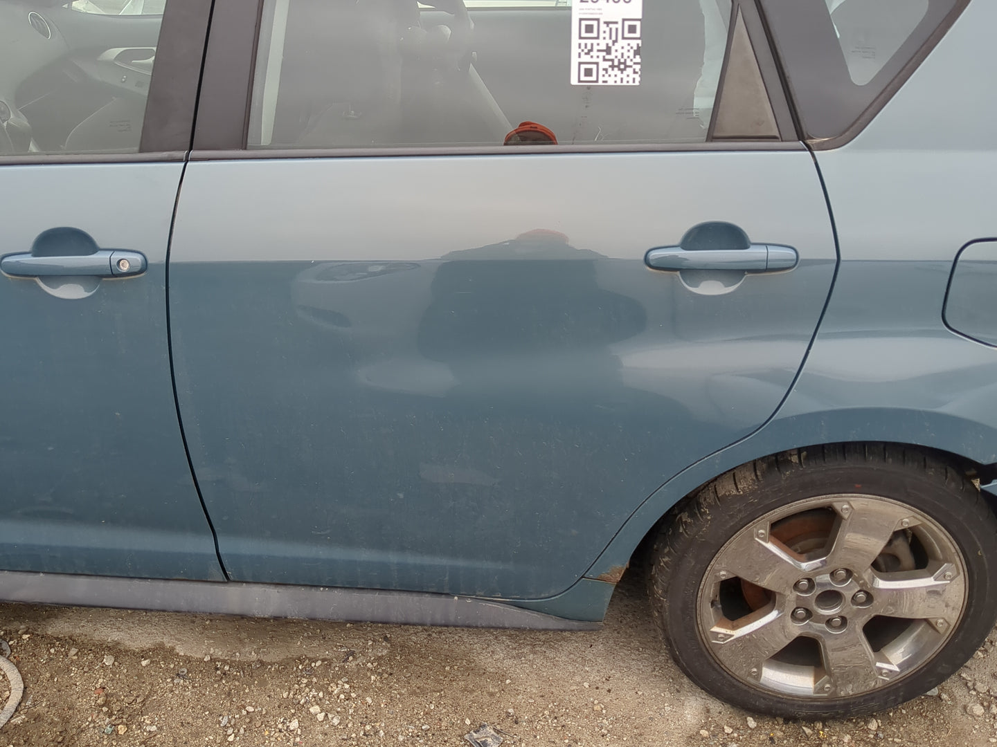 2009-2010 Pontiac Vibe Driver Rear Door Oem - Oemusedautoparts1.com