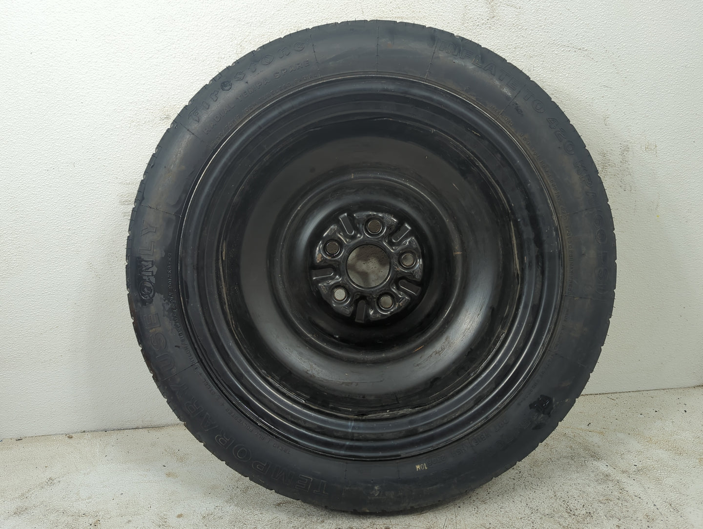 2009-2010 Pontiac Vibe Spare Donut Tire Wheel Rim Oem - Oemusedautoparts1.com