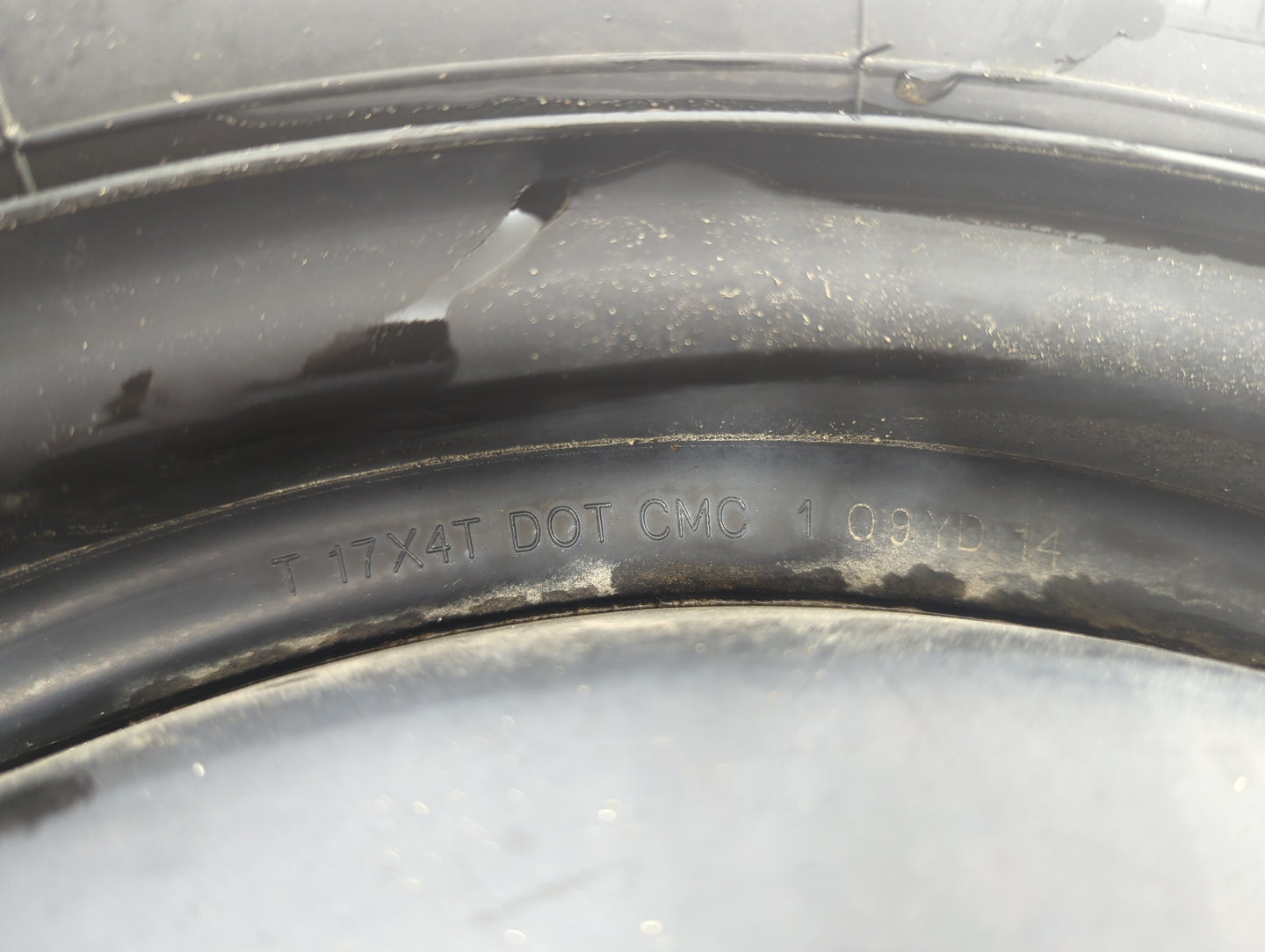 2009-2010 Pontiac Vibe Spare Donut Tire Wheel Rim Oem - Oemusedautoparts1.com