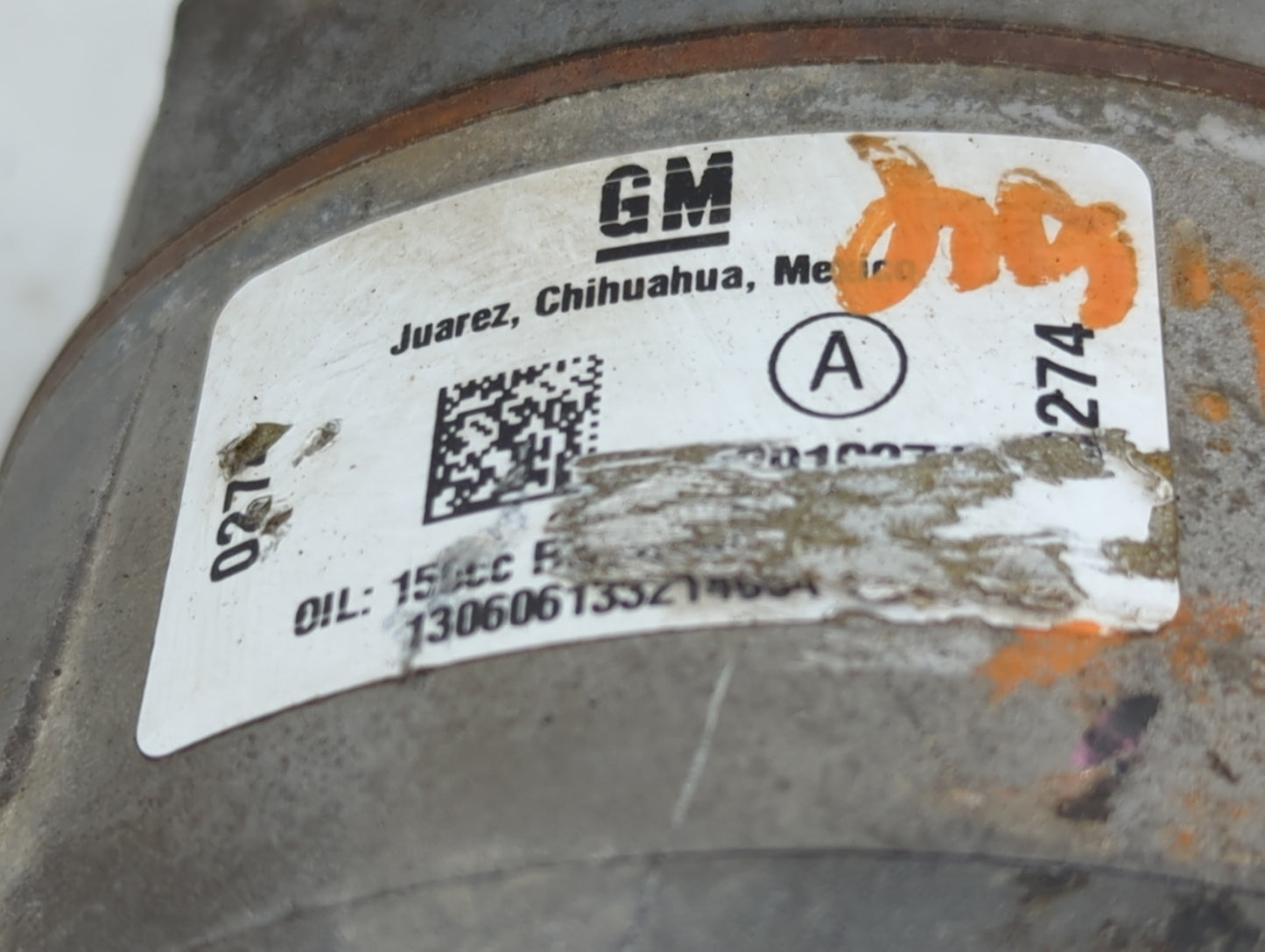 2009-2010 Pontiac Vibe Air Conditioning A/c Ac Compressor Oem 781786 - Oemusedautoparts1.com
