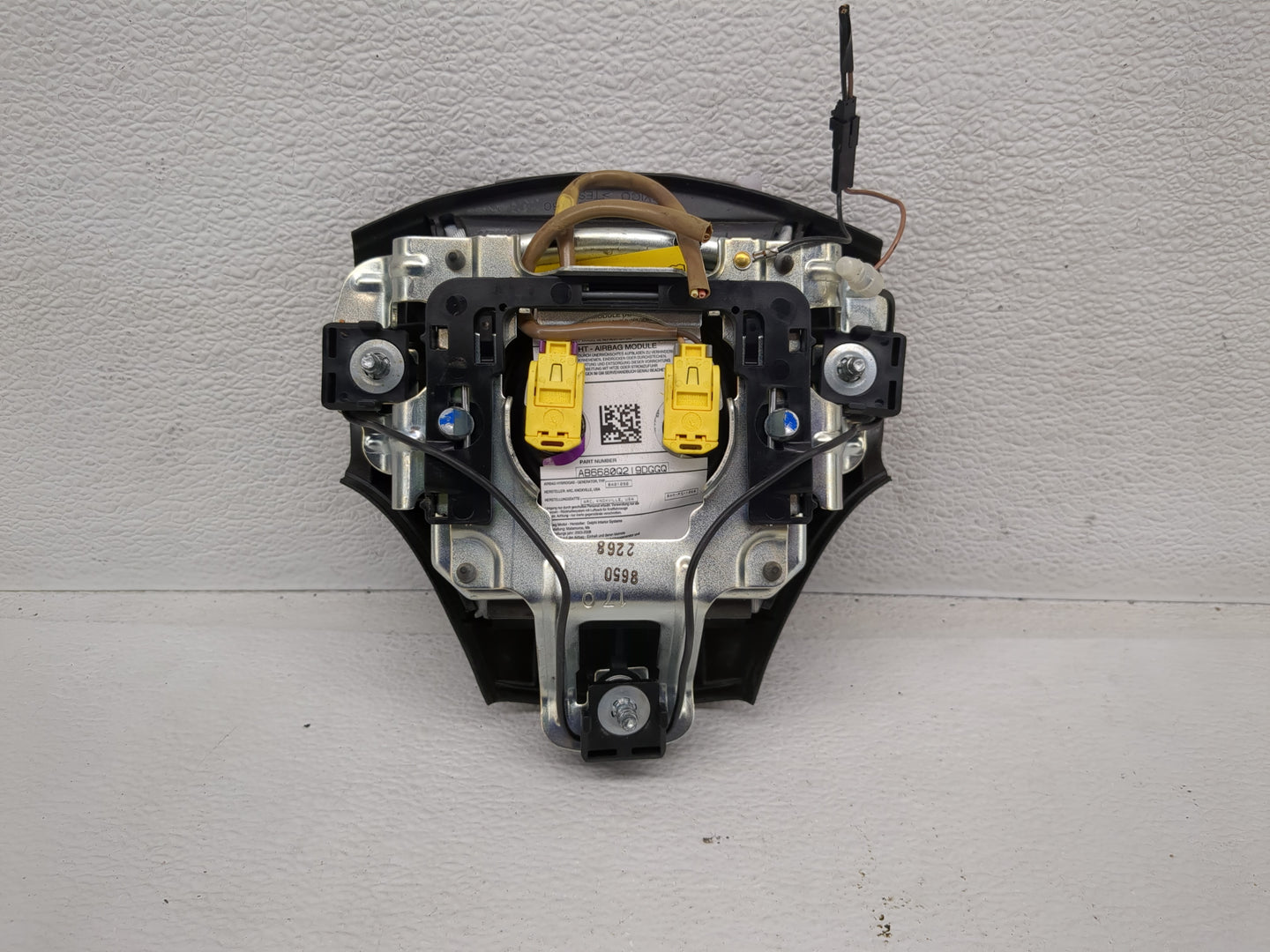 2007-2009 Saturn Aura Air Bag Driver Left Steering Wheel Mounted Fits Fits 2007 2008 2009 OEM Used Auto Parts - Oemusedautop