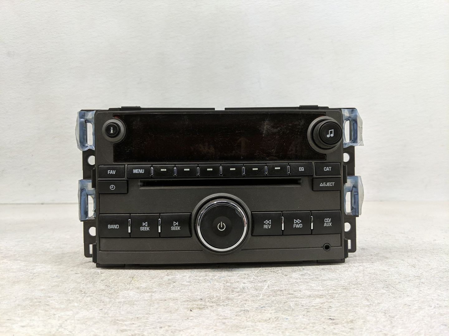 2009 Saturn Aura Radio AM FM Cd Player Receiver Replacement P/N:25833954 Fits OEM Used Auto Parts - Oemusedautoparts1.com