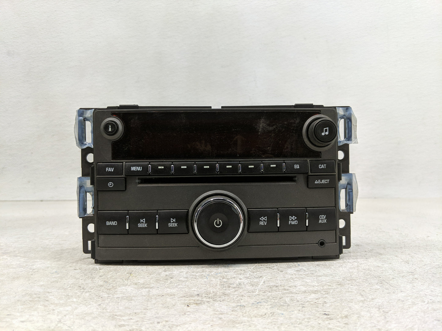 2009 Saturn Aura Radio AM FM Cd Player Receiver Replacement P/N:25833954 Fits OEM Used Auto Parts - Oemusedautoparts1.com