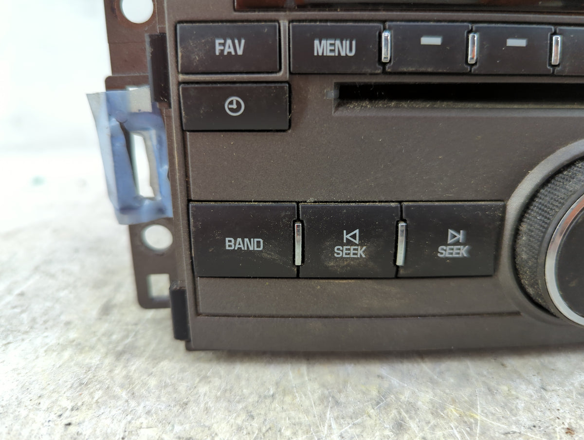 2009 Saturn Aura Radio AM FM Cd Player Receiver Replacement P/N:28152085 25833954 Fits OEM Used Auto Parts - Oemusedautopart