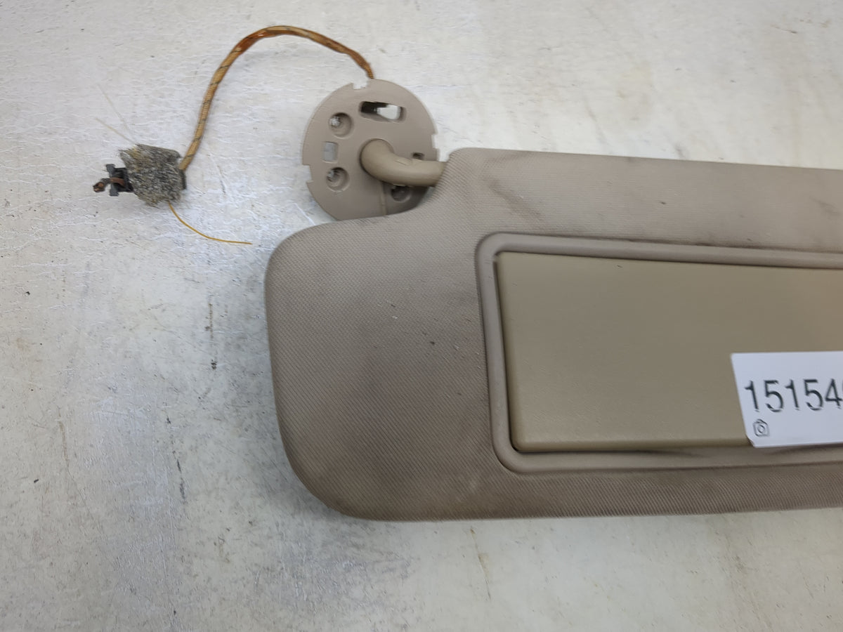 2009 Saturn Aura Sun Visor Shade Replacement Driver Left Mirror Fits OEM Used Auto Parts - Oemusedautoparts1.com