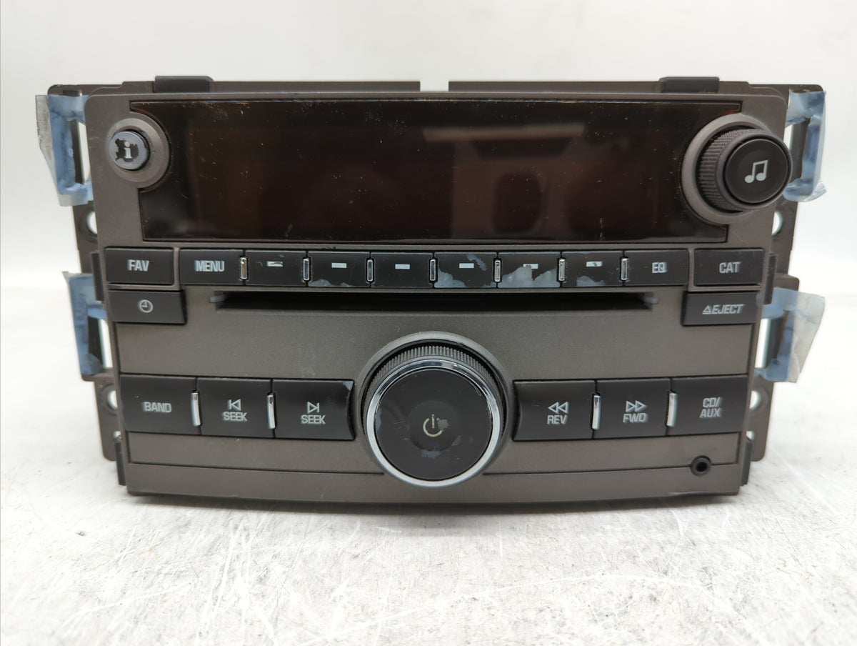2009-2009 Saturn Aura Am Fm Cd Player Radio Receiver 353497 - Oemusedautoparts1.com