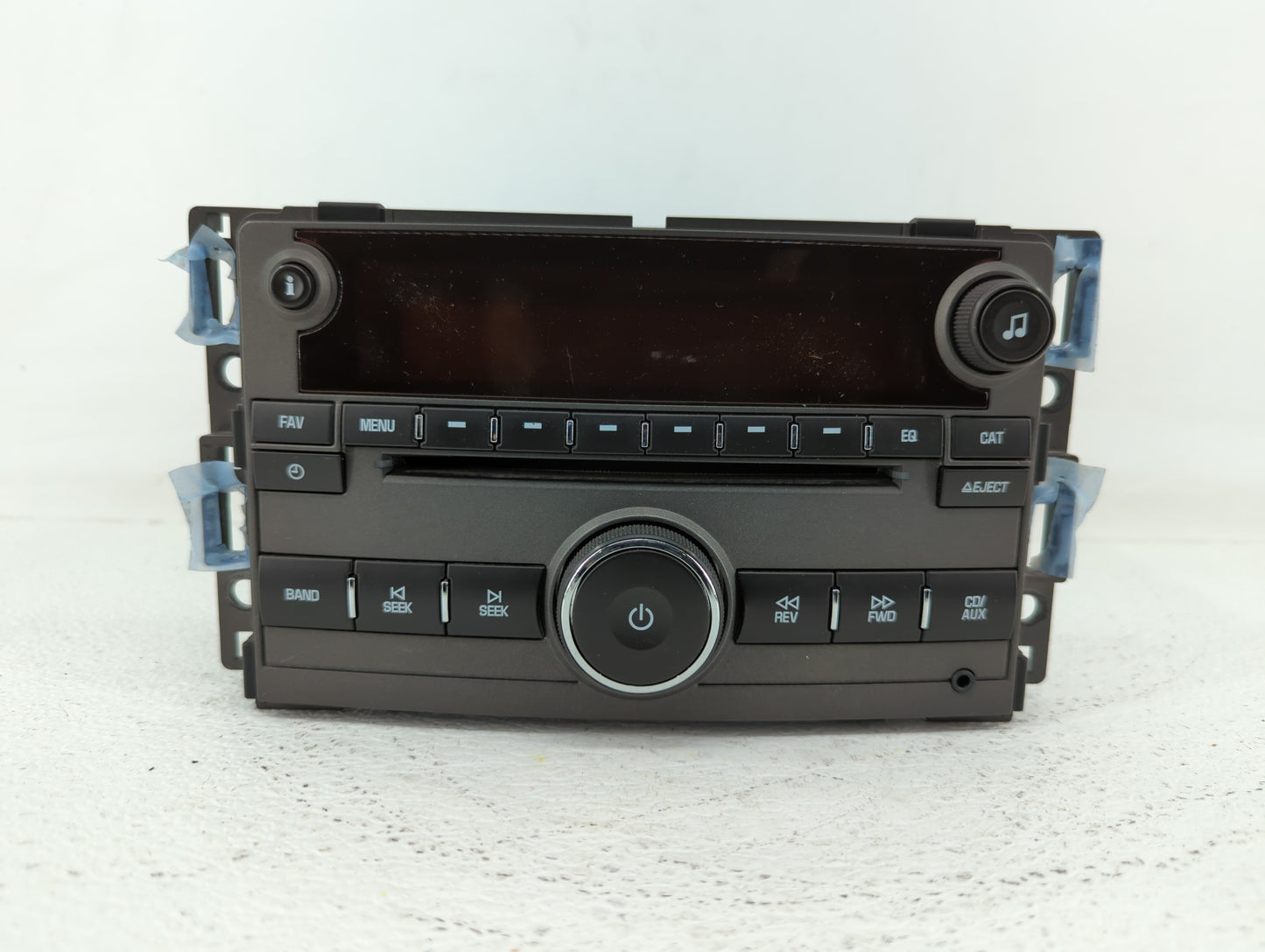 2009 Saturn Aura Radio AM FM Cd Player Receiver Replacement P/N:25833954 Fits OEM Used Auto Parts - Oemusedautoparts1.com