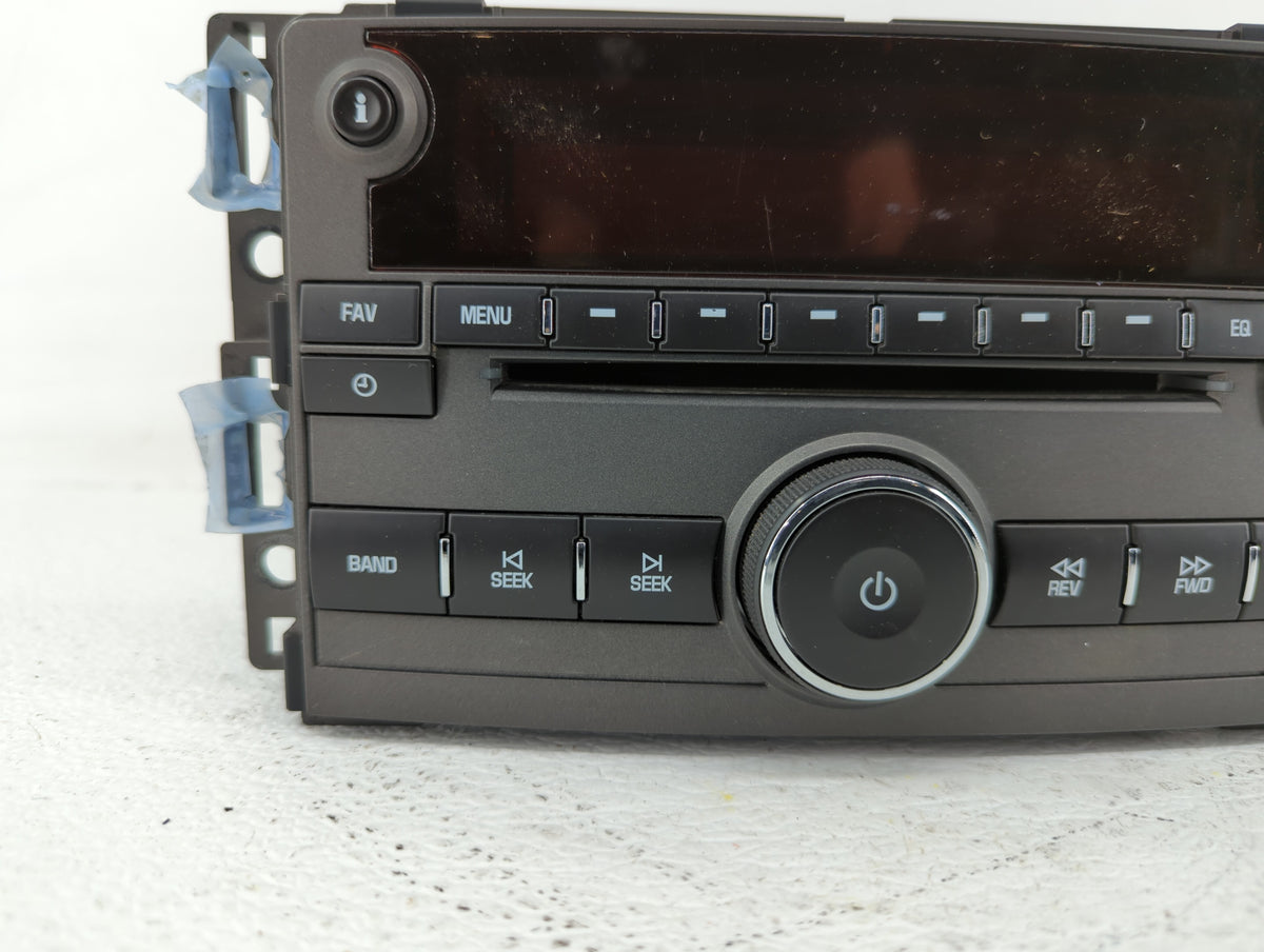 2009 Saturn Aura Radio AM FM Cd Player Receiver Replacement P/N:25833954 OEM Used Auto Parts - Oemusedautoparts1.com
