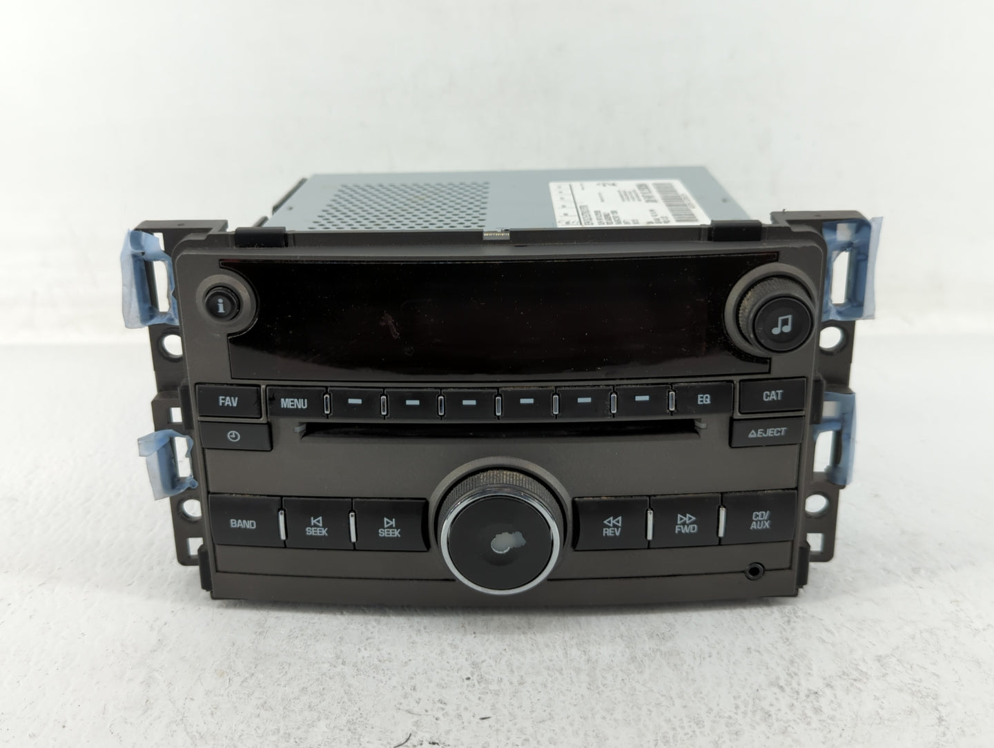 2009 Saturn Aura Radio AM FM Cd Player Receiver Replacement P/N:15948188 25833954 Fits OEM Used Auto Parts - Oemusedautopart